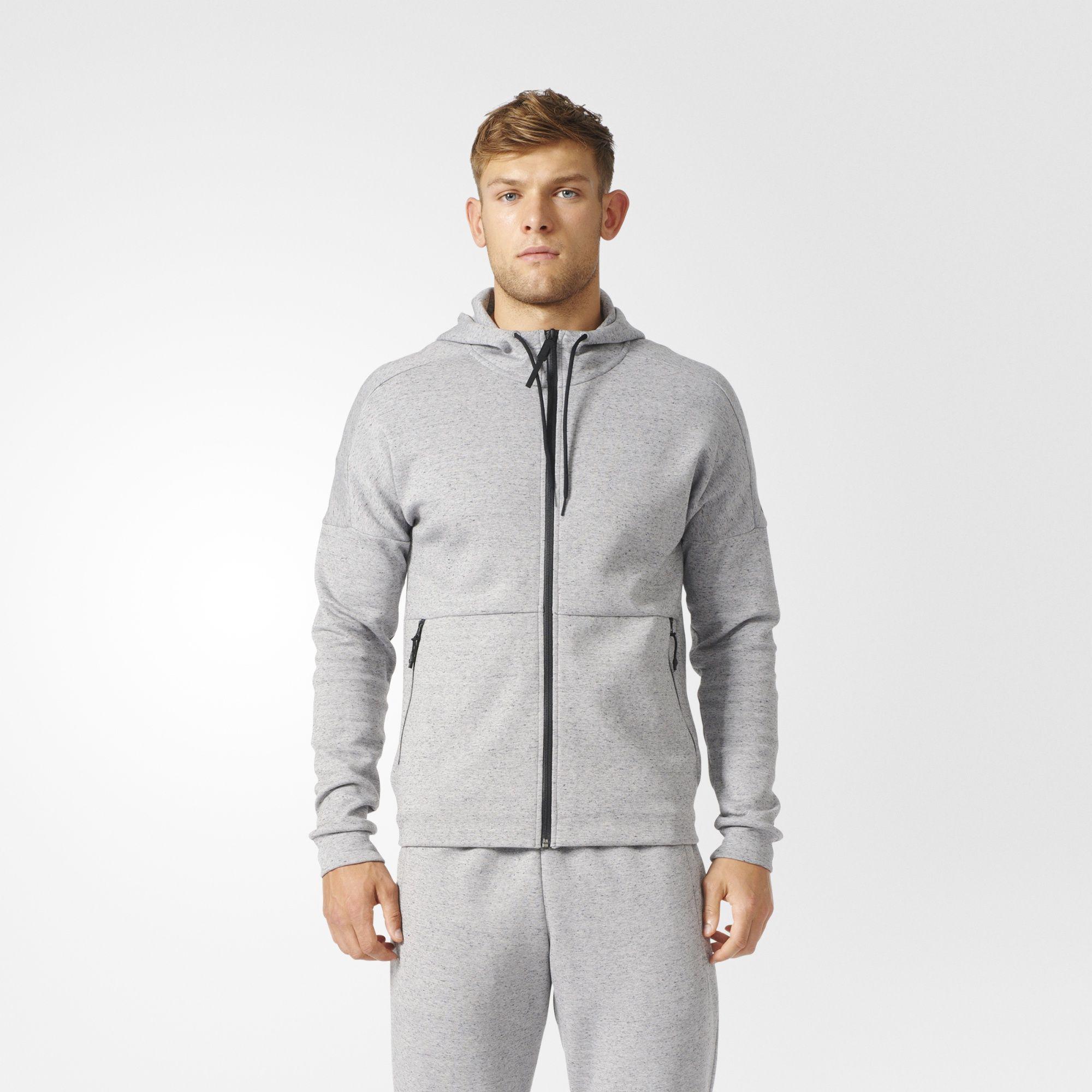 Adidas Mens ID Stadium Jacket - Grey - Tennisnuts.com