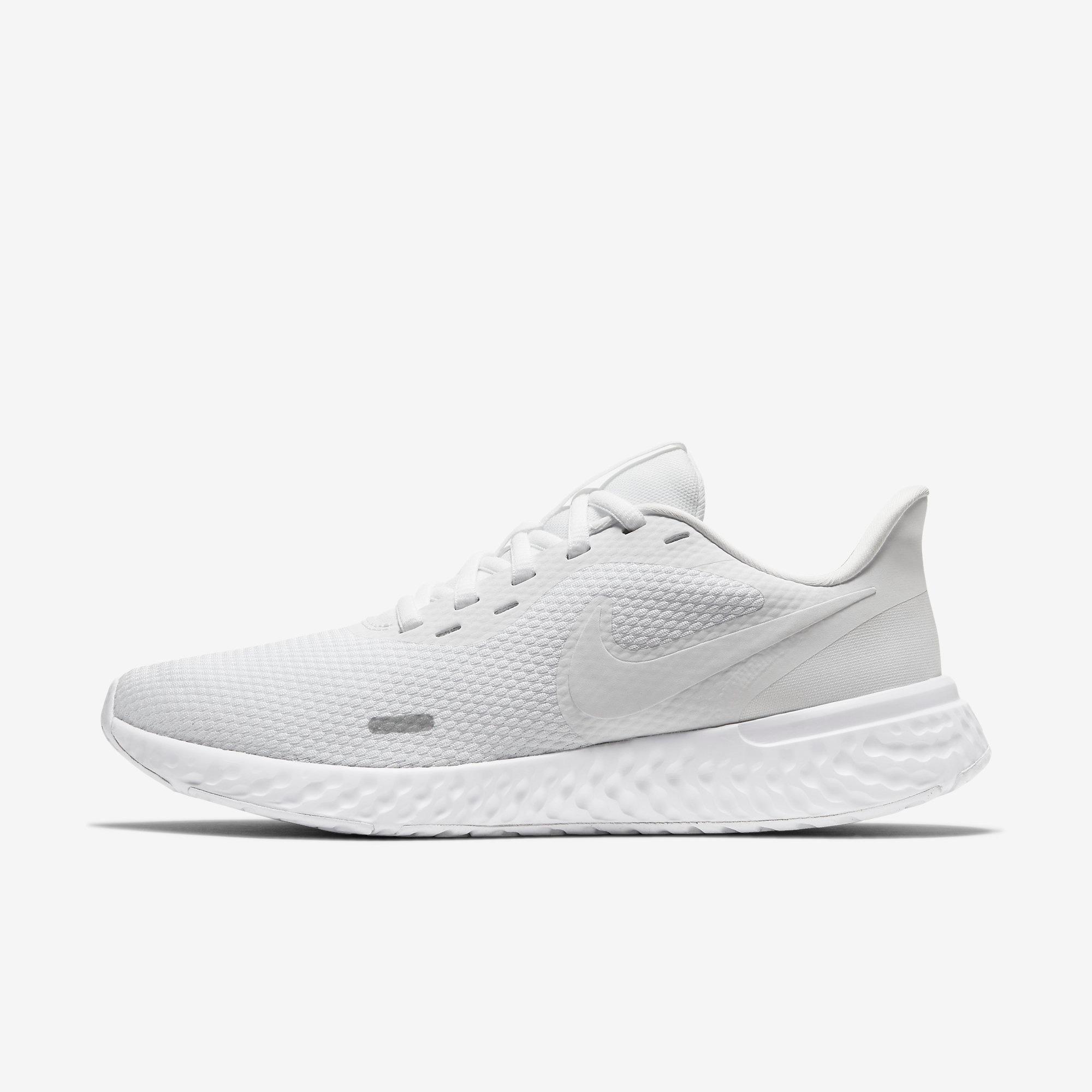 Nike Womens Revolution 5 Running Shoes - White - Tennisnuts.com