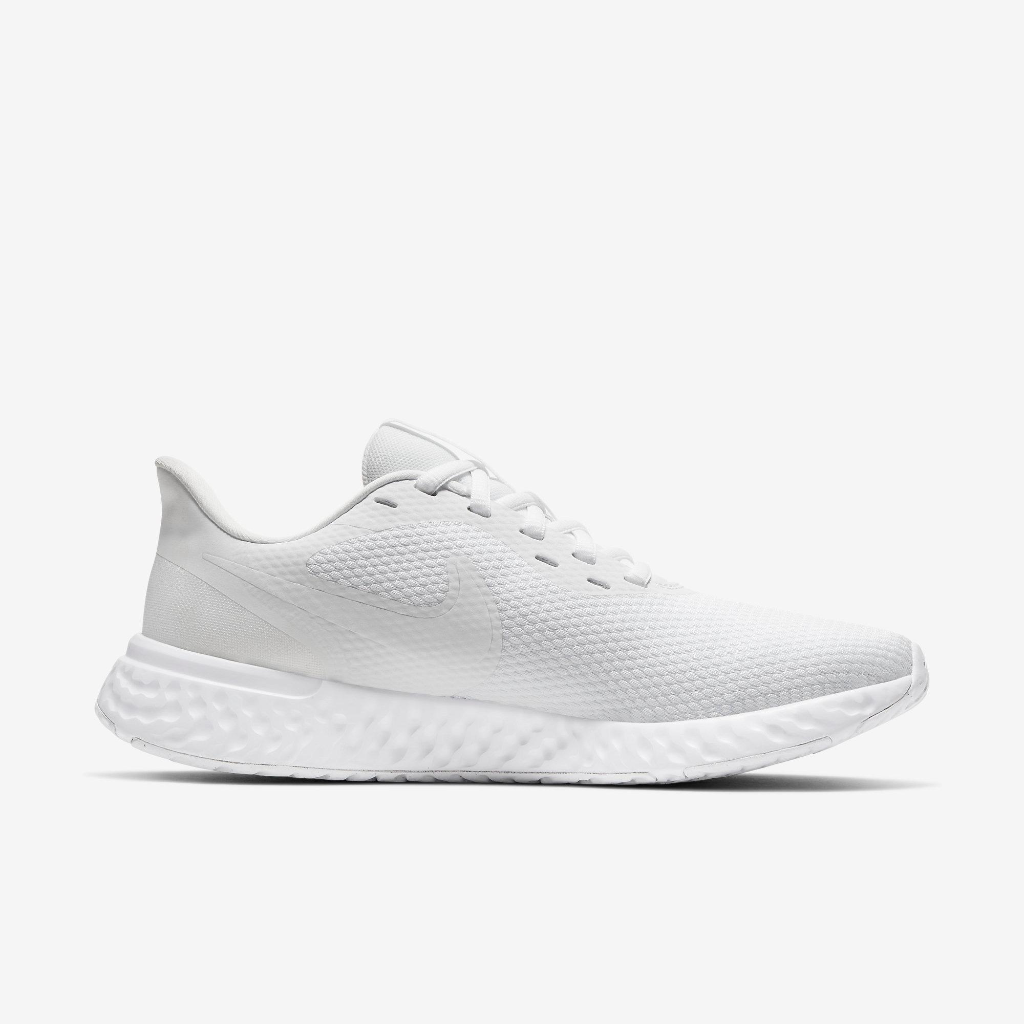 Nike Womens Revolution 5 Running Shoes - White - Tennisnuts.com