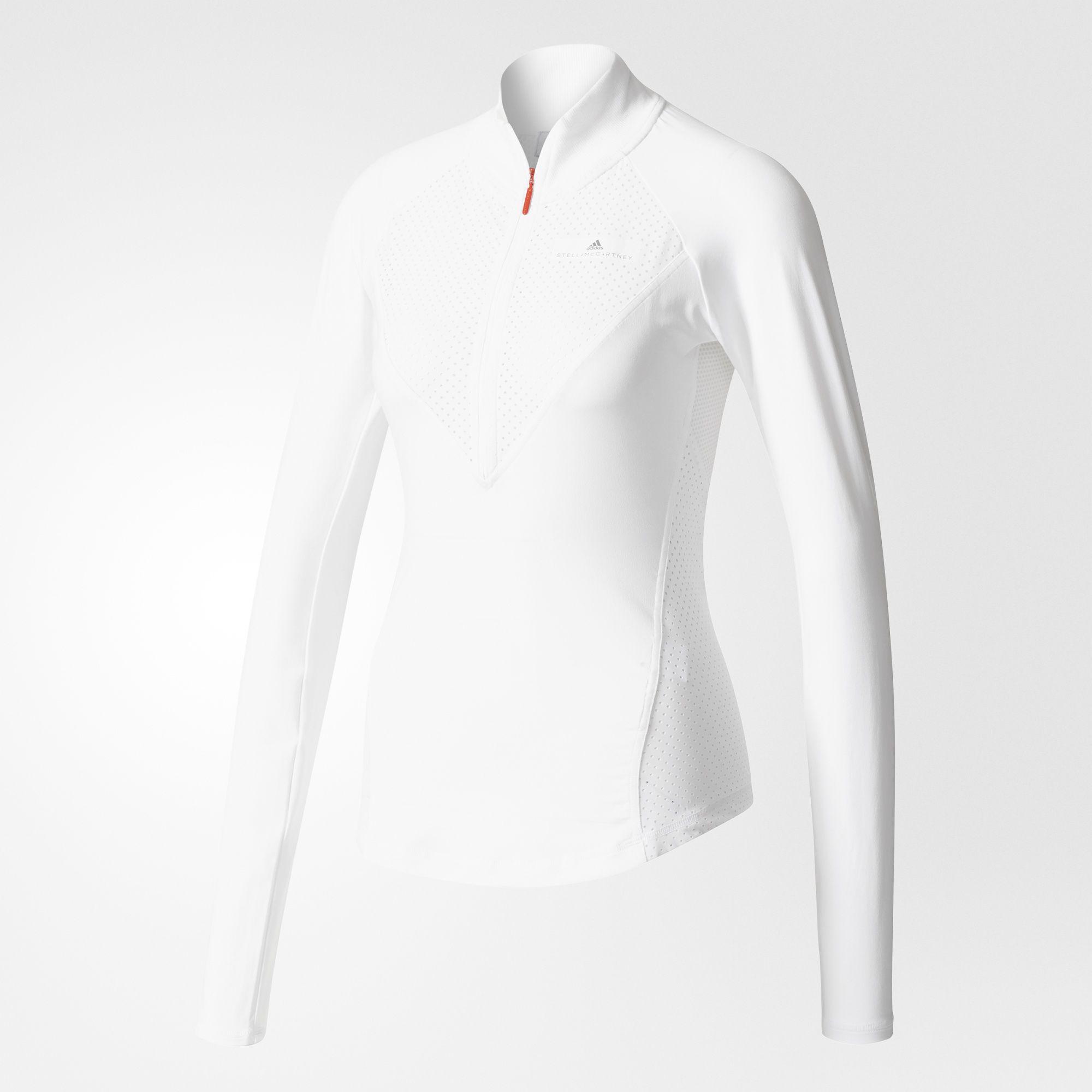 adidas long sleeve top womens white