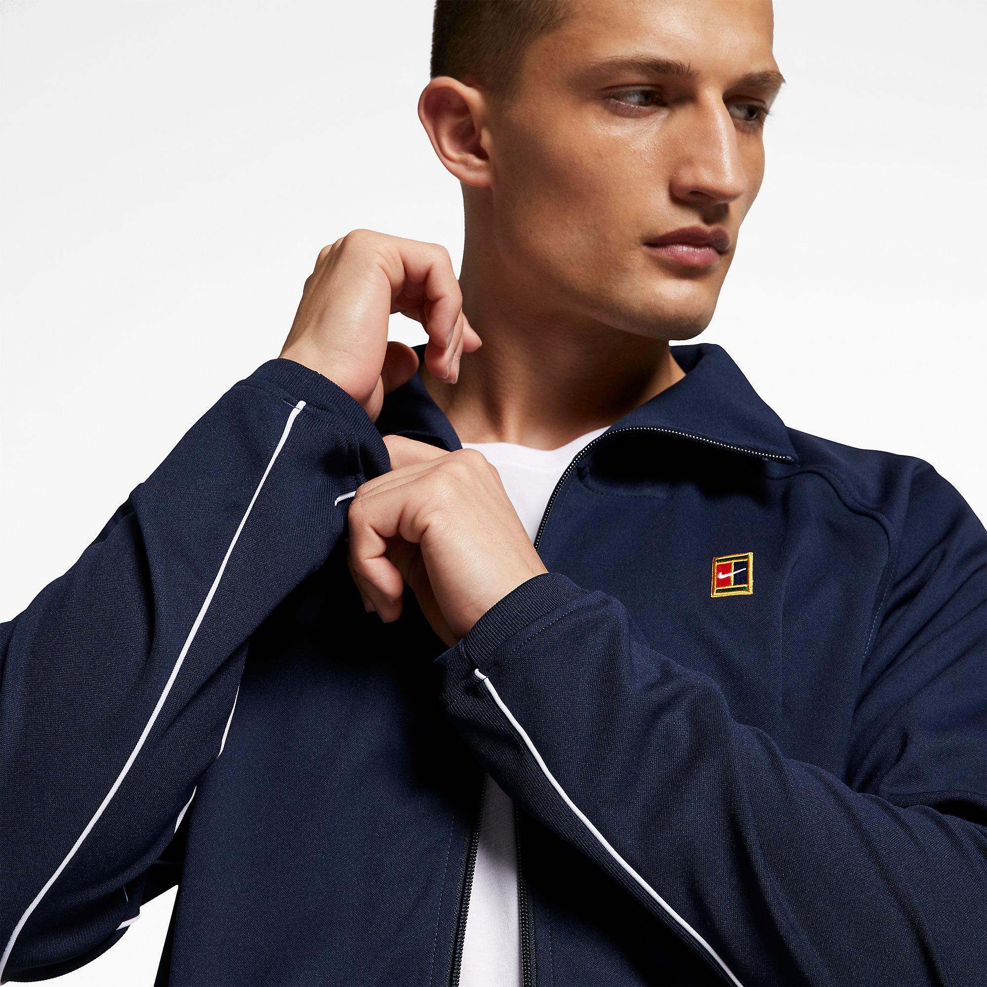Nike Mens Tennis Jacket Obsidian/White