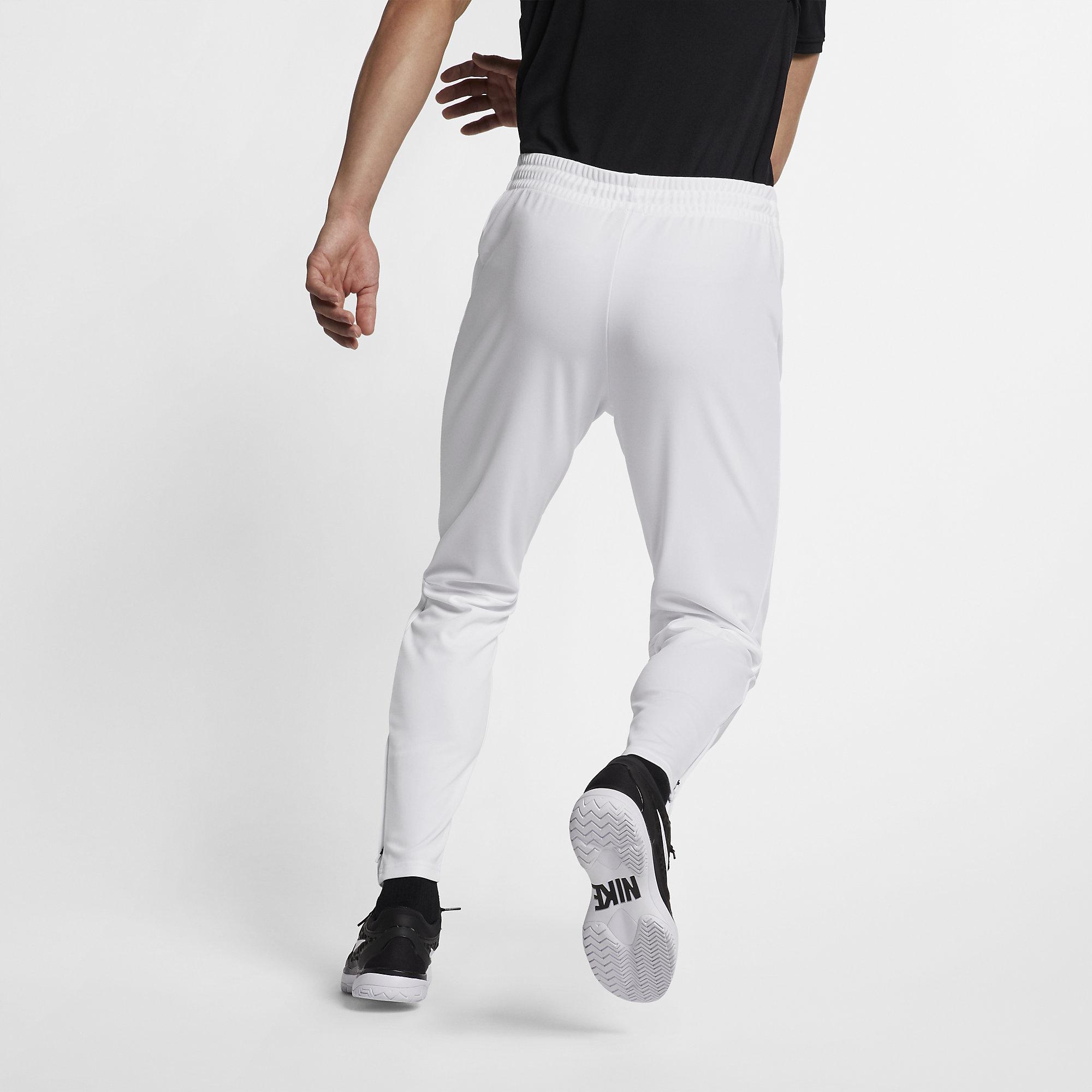 Nike Mens Tennis Pants - White - Tennisnuts.com