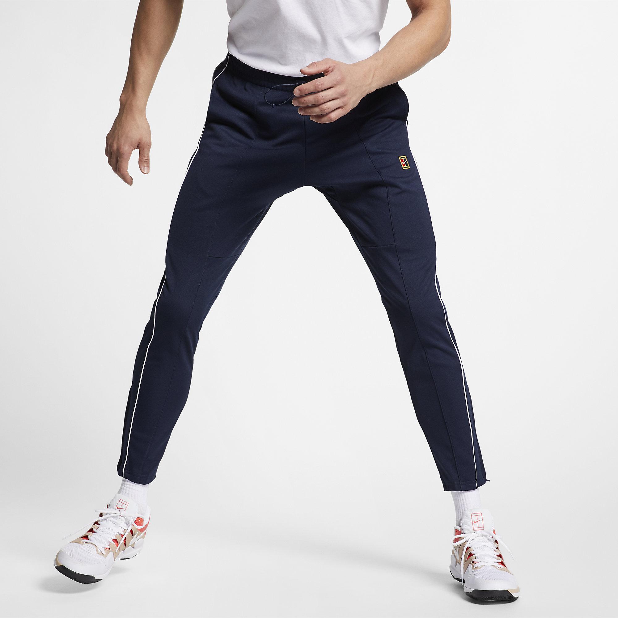 Nike Mens Tennis Pants - Obsidian/White