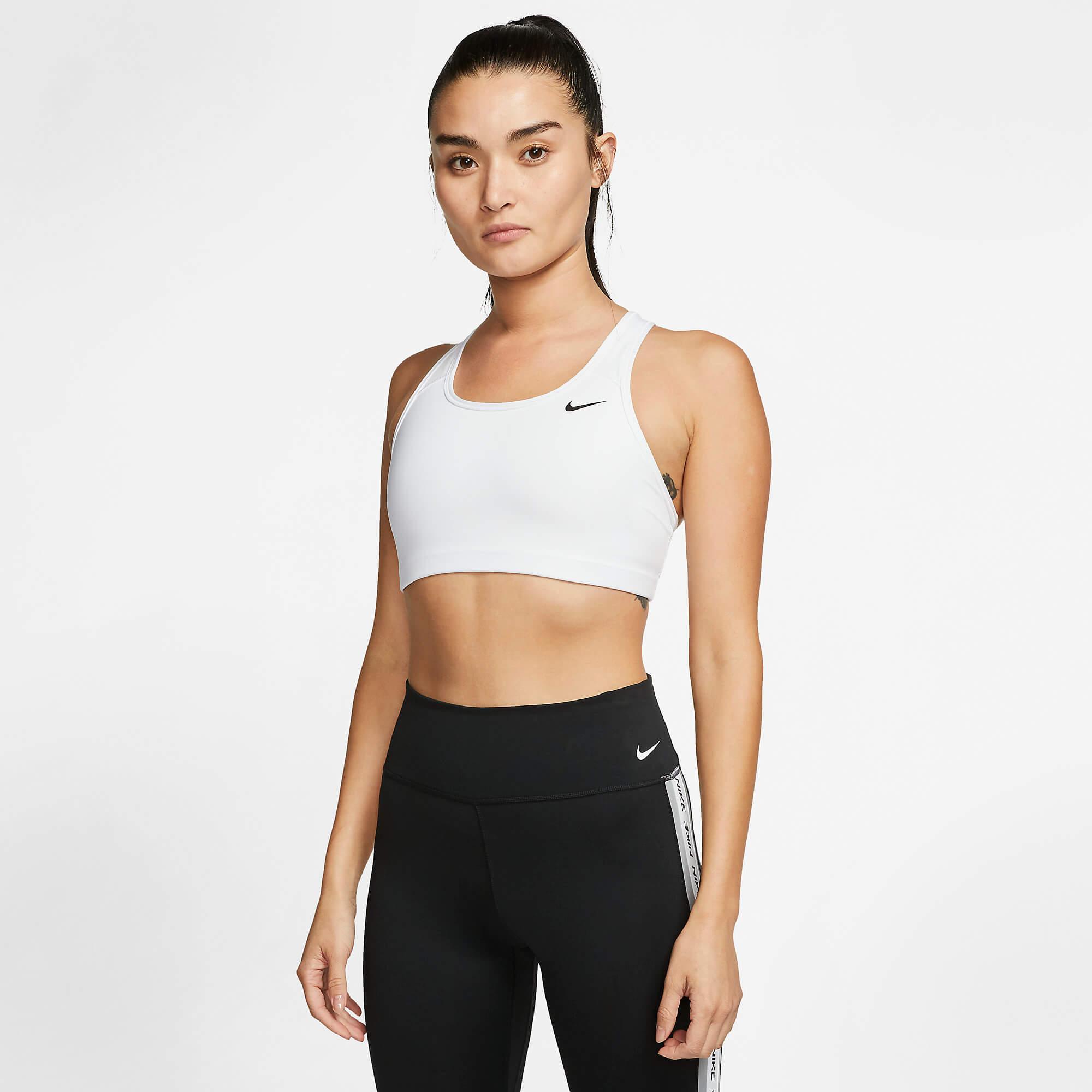 Nike Womens MediumSupport NonPadded Sports Bra White