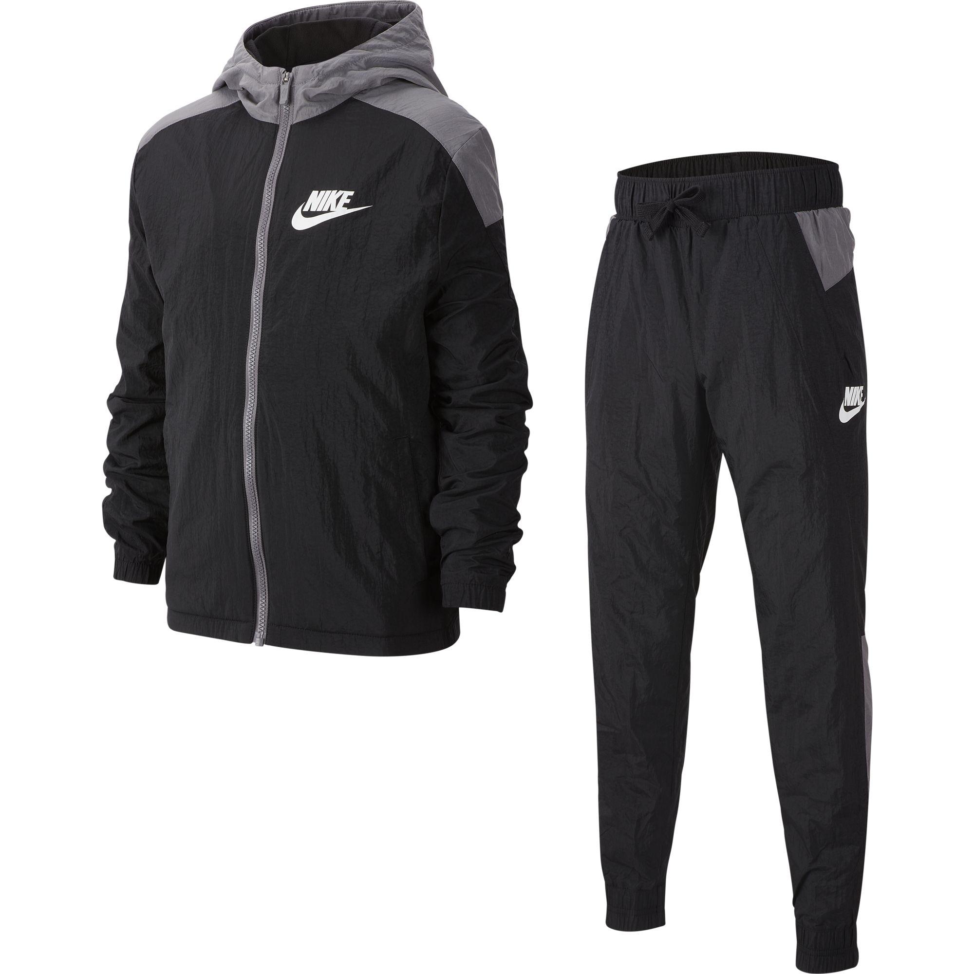 Nike Kids Tracksuit - Black/Gunsmoke - Tennisnuts.com