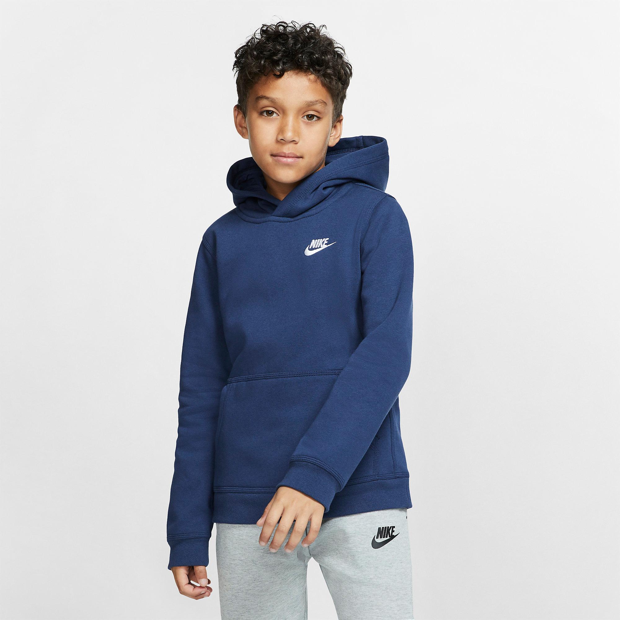 navy blue nike hoodie