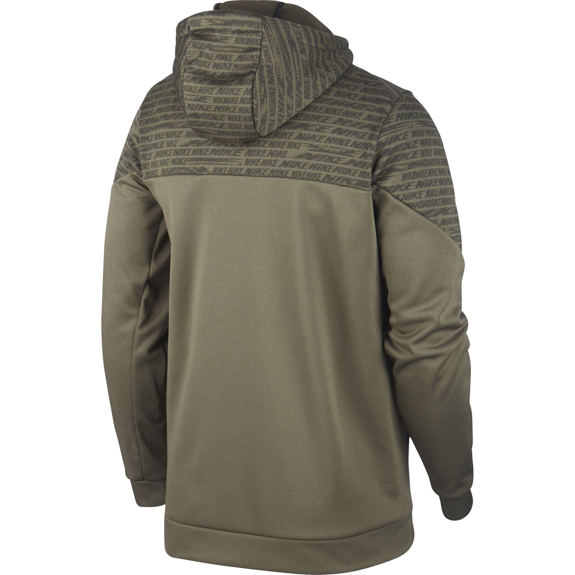 Nike Mens Therma Hoodie - Cargo Khaki - Tennisnuts.com