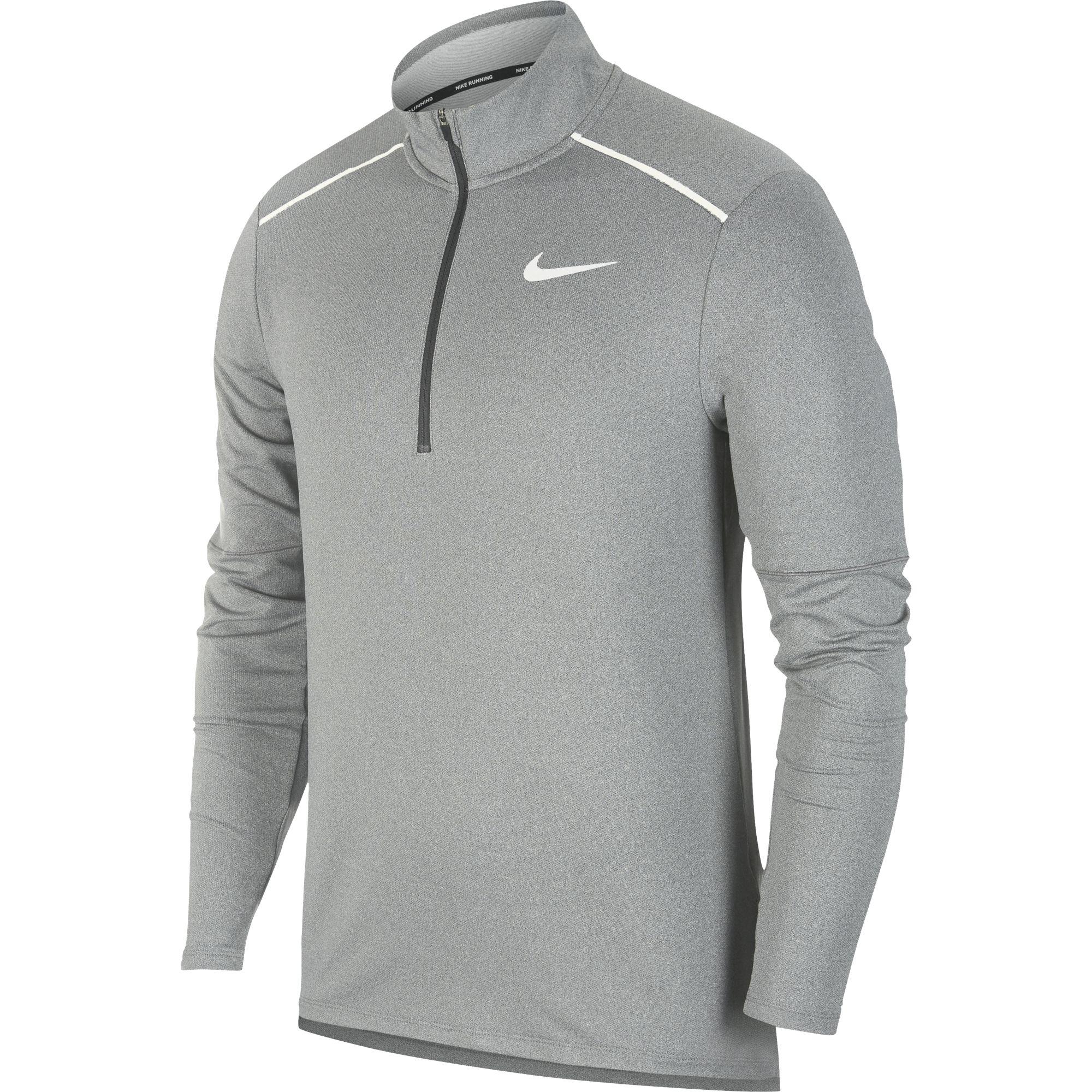 grey half zip nike