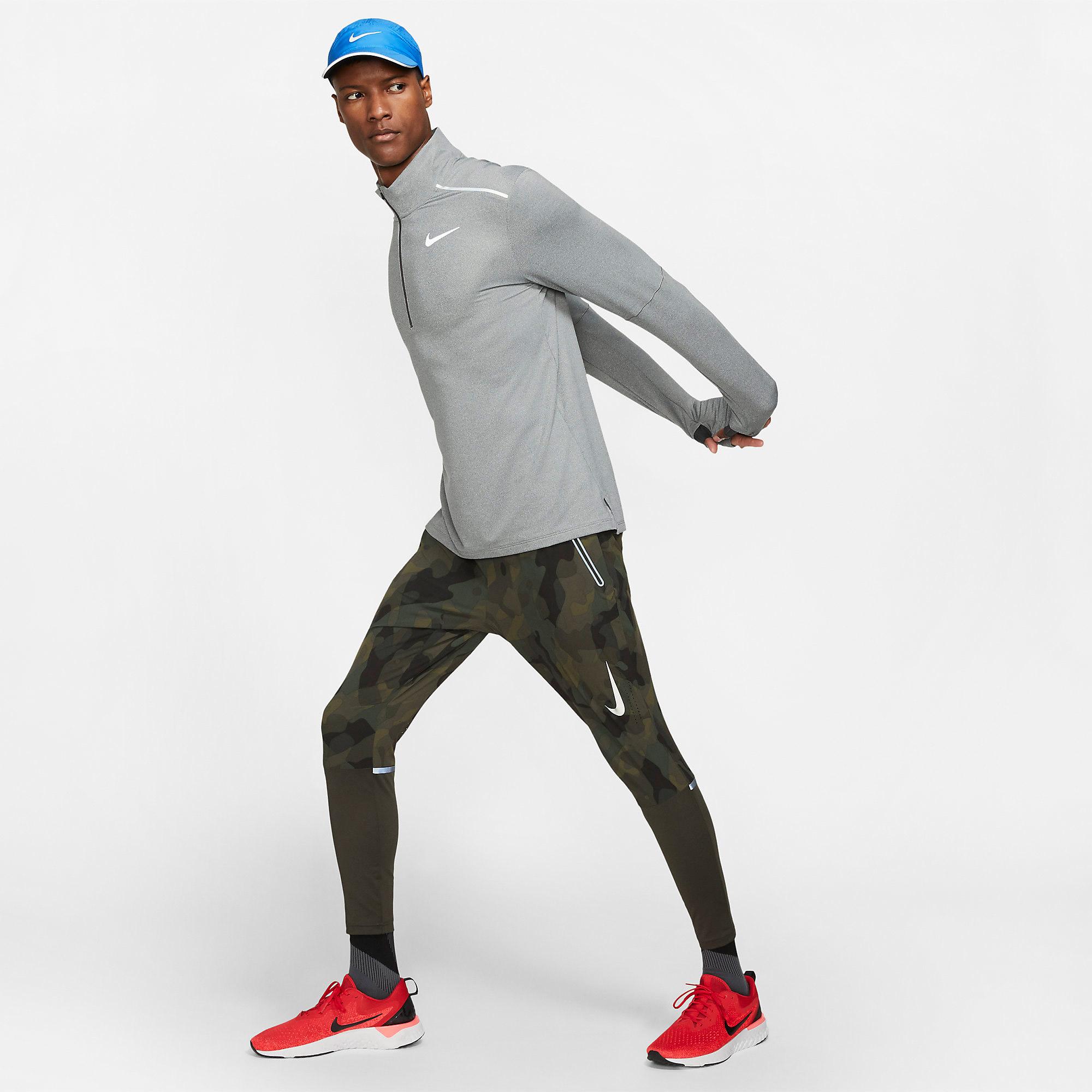 nike men's half zip running top