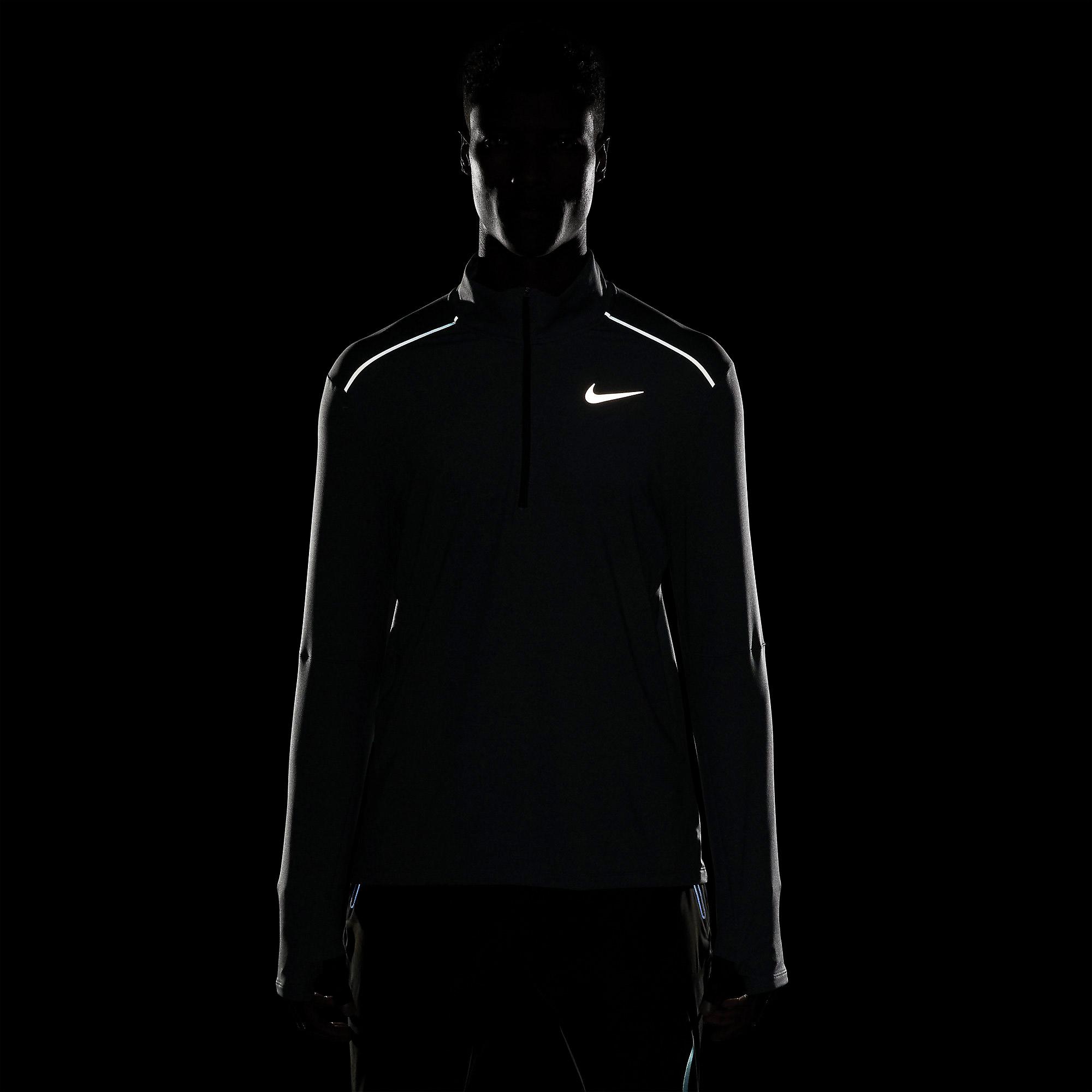 mens half zip running top