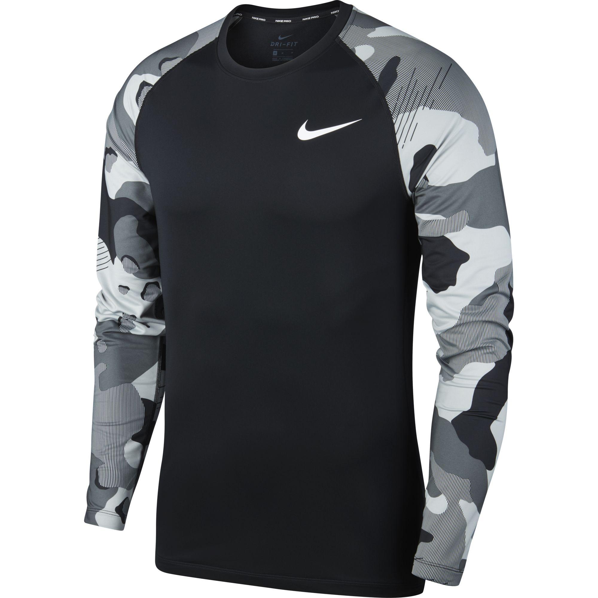 nike long sleeve camo shirt