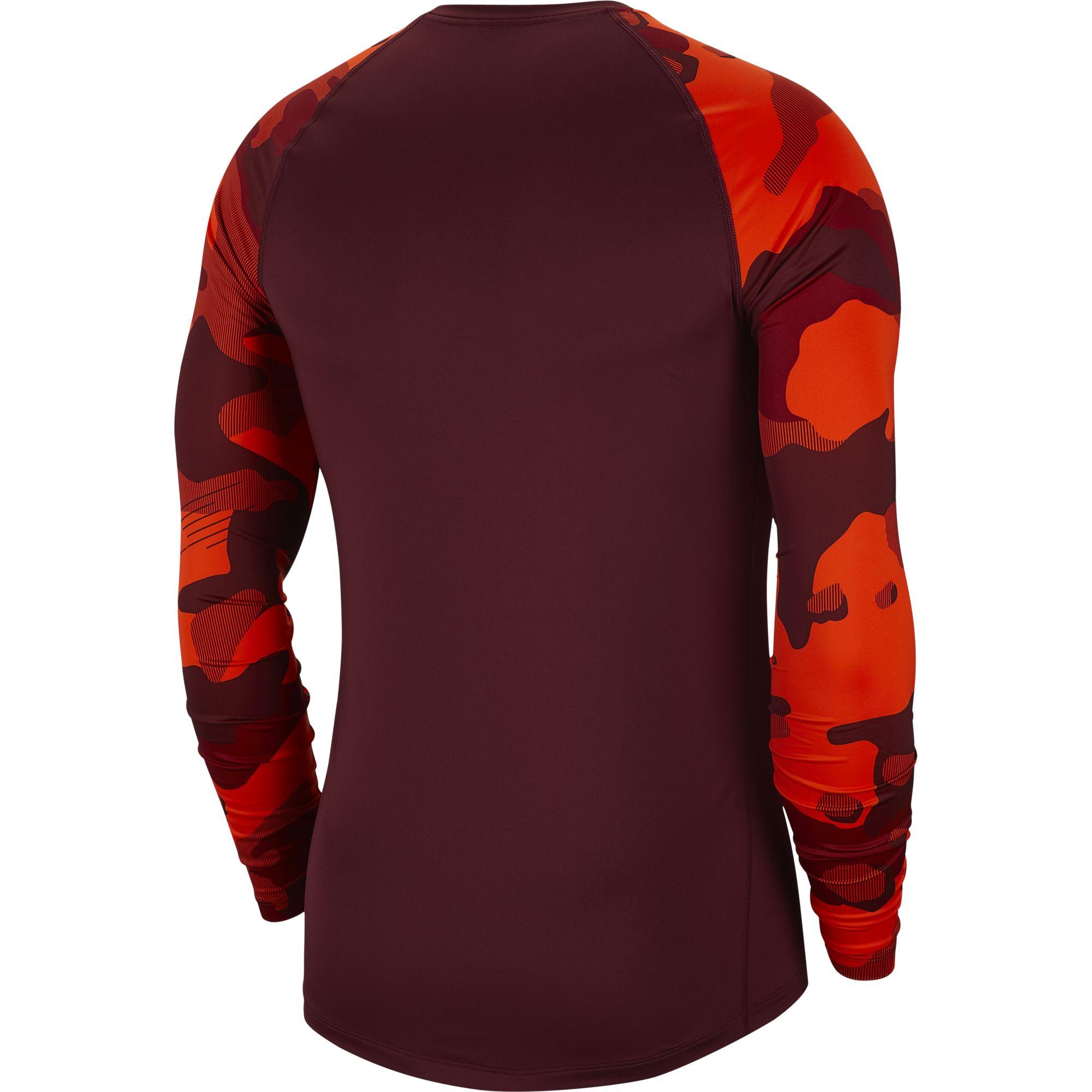 Nike Mens Pro Camo Top - Night Maroon 