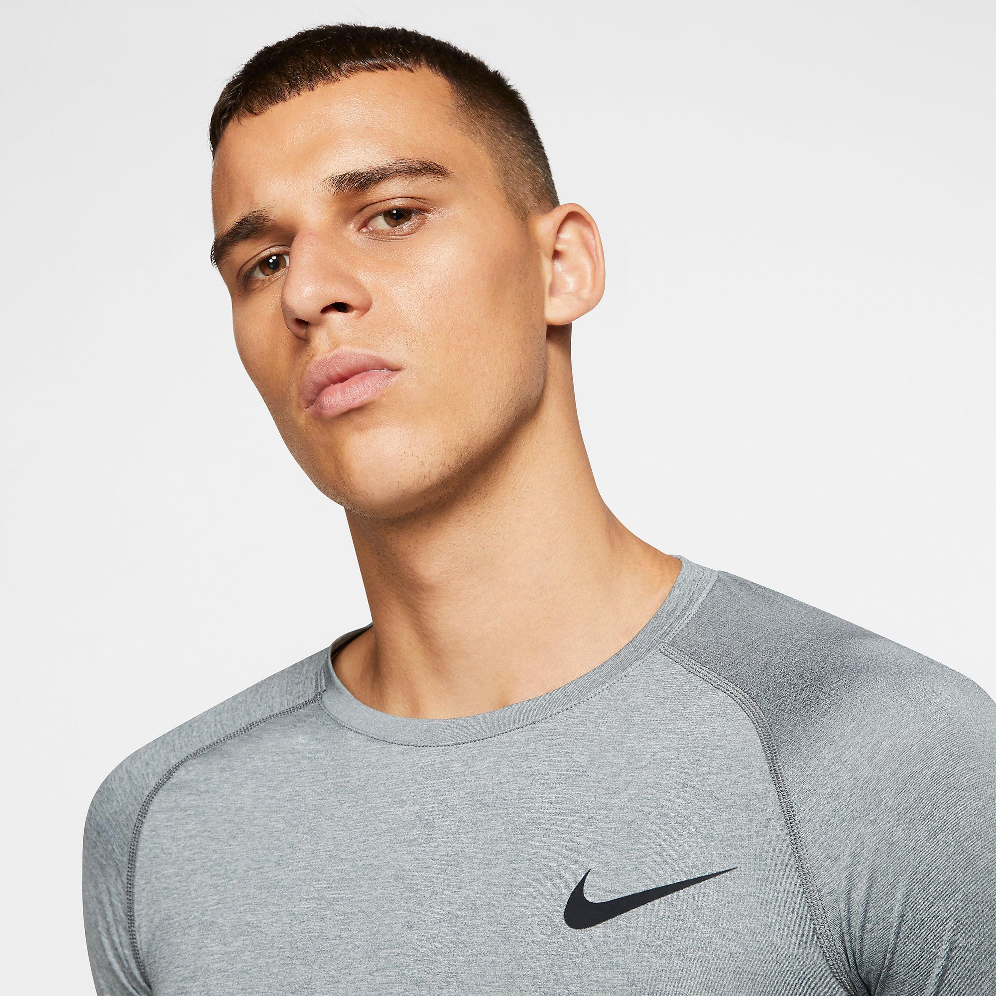 Nike Mens Pro Long Sleeve Top - Smoke 