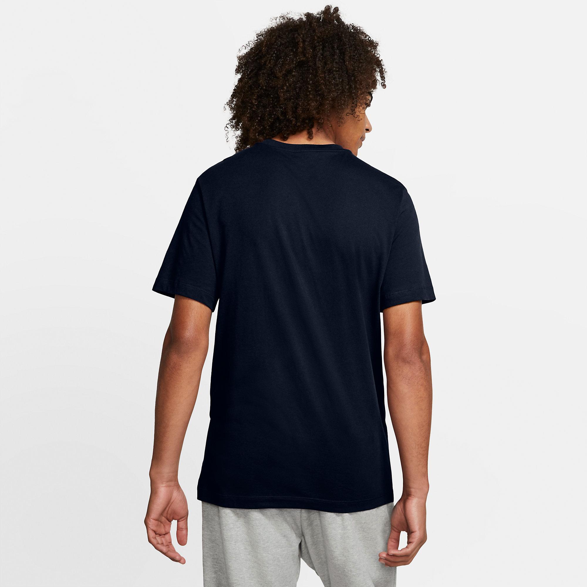 Nike Mens Tennis TShirt Navy Blue