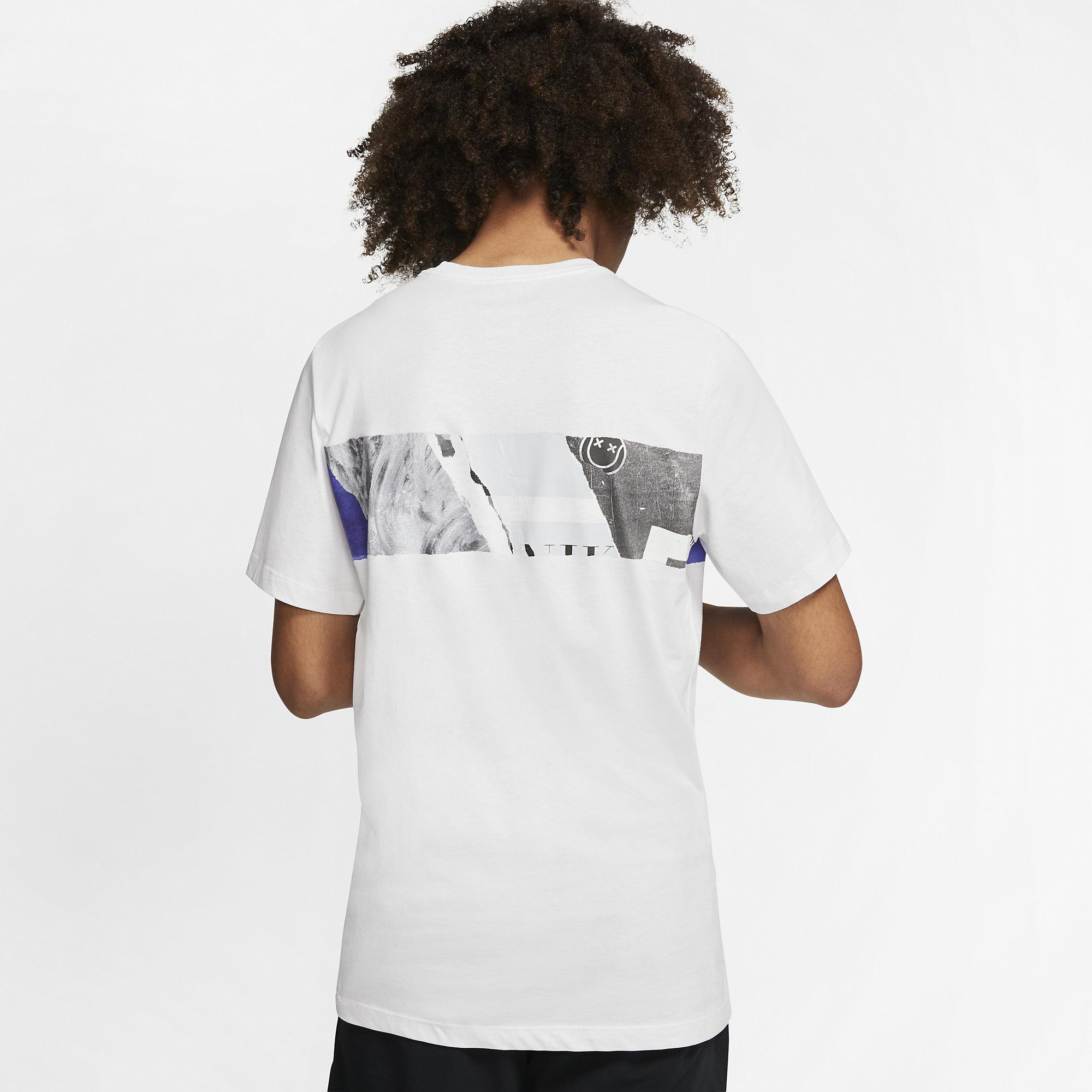 Nike Mens Graphic Tennis TShirt White