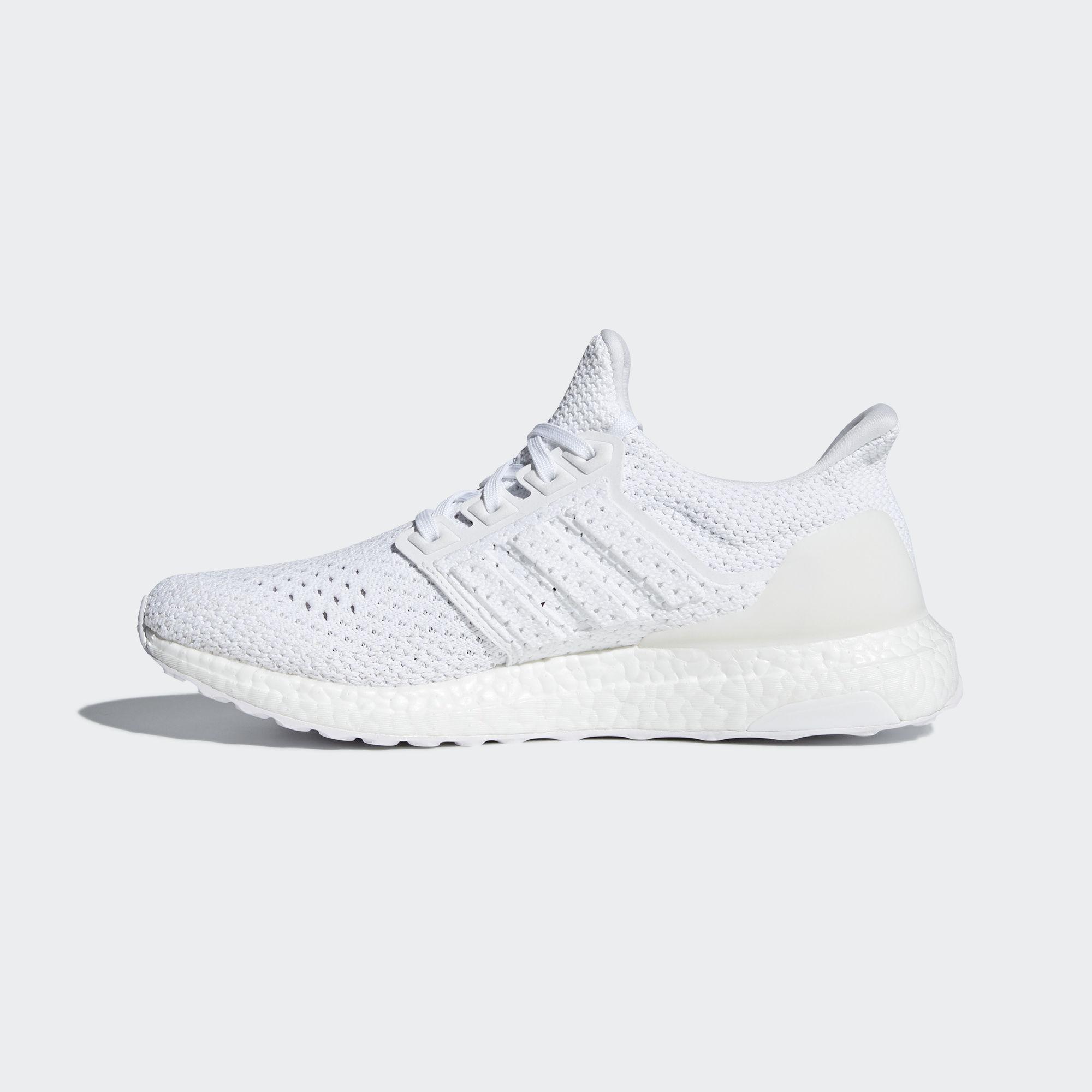 Adidas Mens Ultra Boost Clima Running Shoes - White - Tennisnuts.com