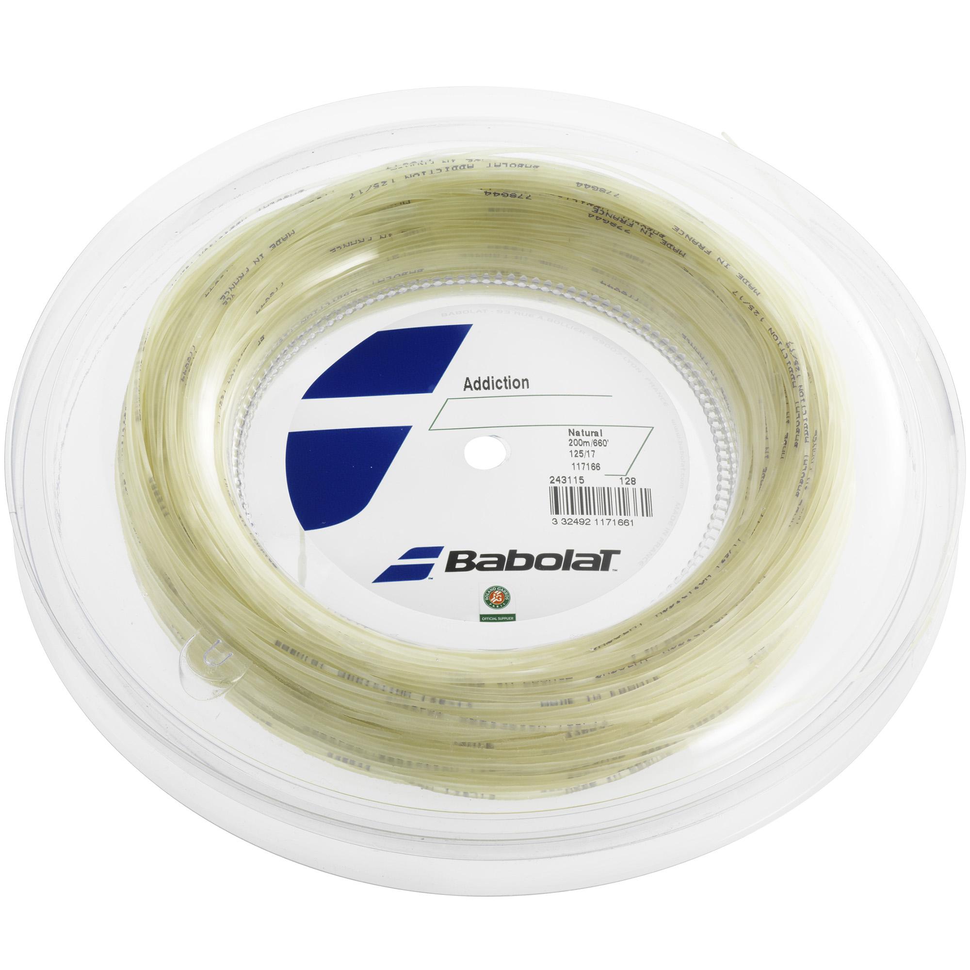 Babolat Addiction 200m Tennis String Reel Natural