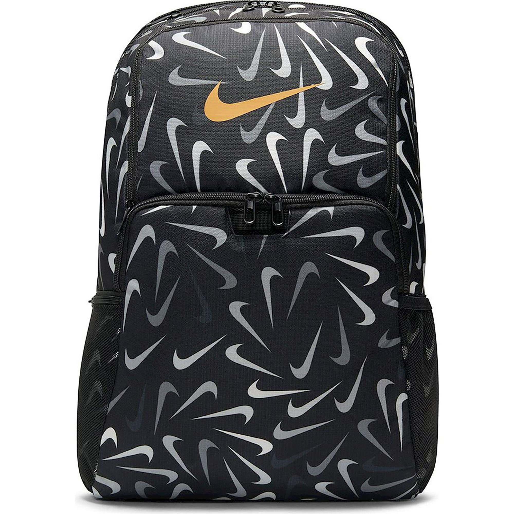 Nike Brasilia 9.5 Printed Backpack - Black - Tennisnuts.com