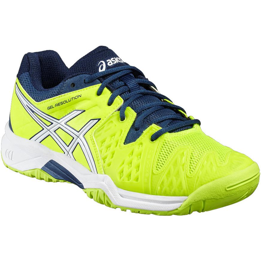 Asics Kids GELResolution 6 Tennis Shoes Yellow