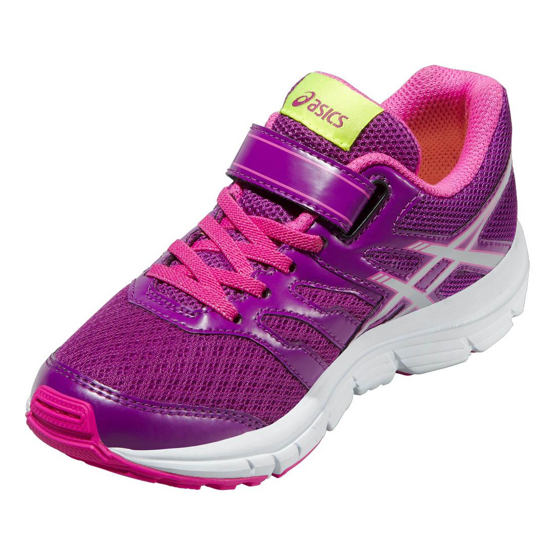 Asics Kids GEL-Zaraca 4 PS Running Shoes - Grape/Pink Glow - Tennisnuts.com