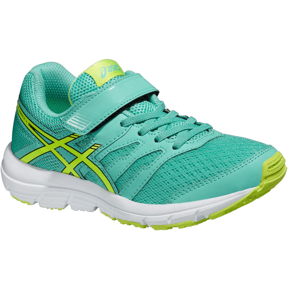 Asics Kids GEL-Zaraca 4 PS Running Shoes - Aqua Mint/Flash ...