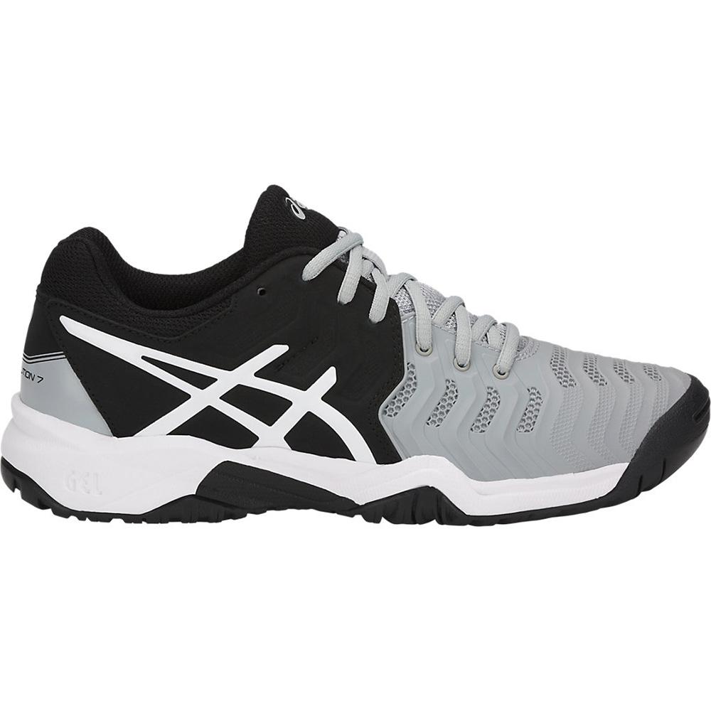 asics kids black shoes