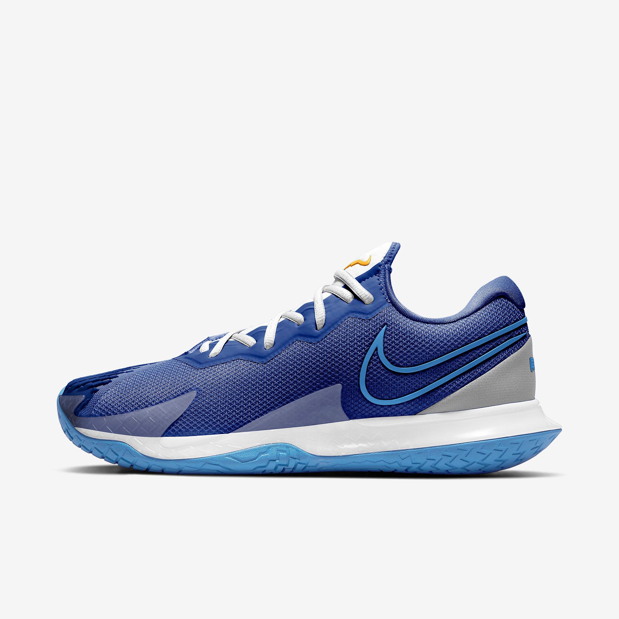 Nike Mens Air Zoom Vapor Cage 4 Tennis Shoes - Deep Royal Blue/Coast ...