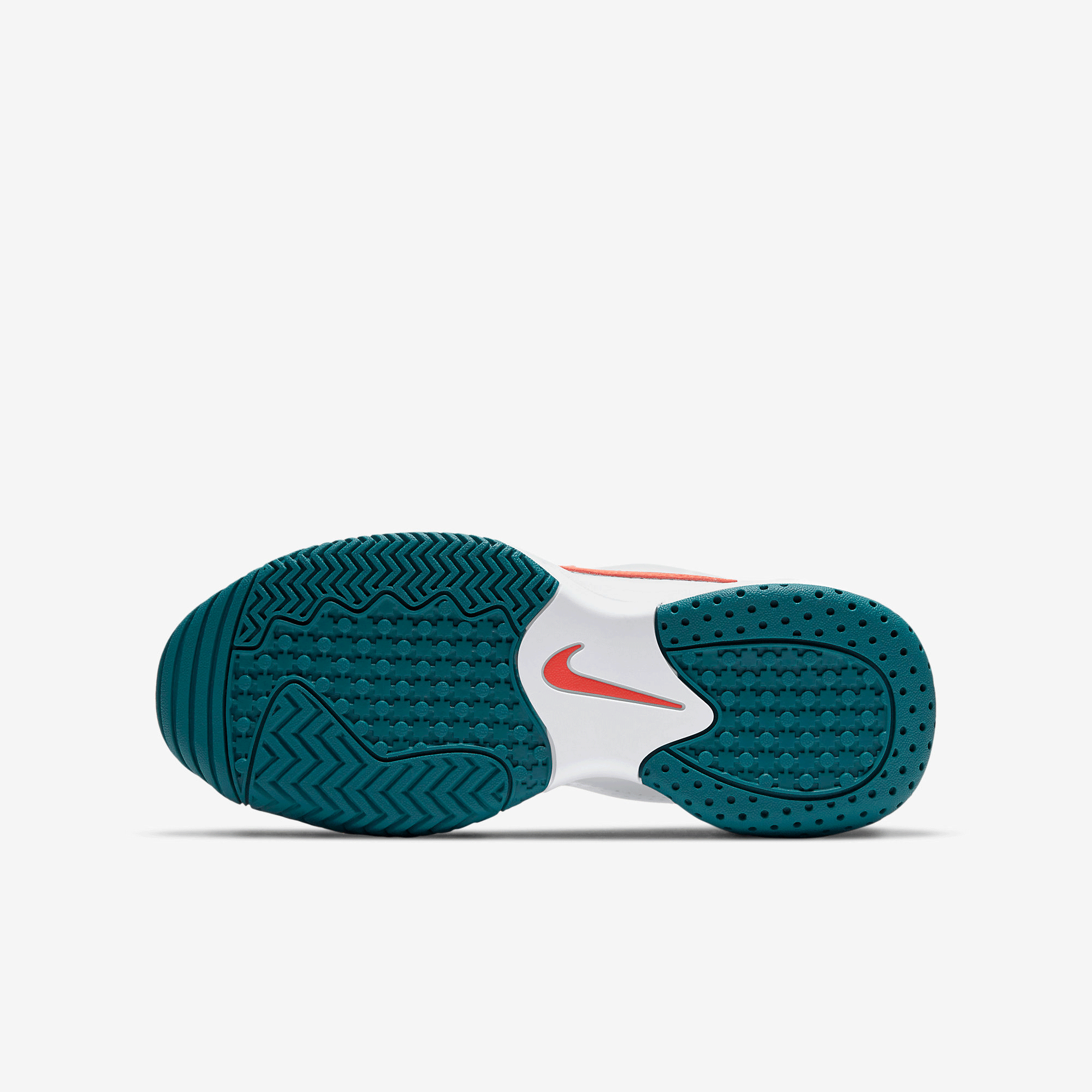 Nike Kids Court Lite 2 Tennis Shoes - White/Teal - Tennisnuts.com