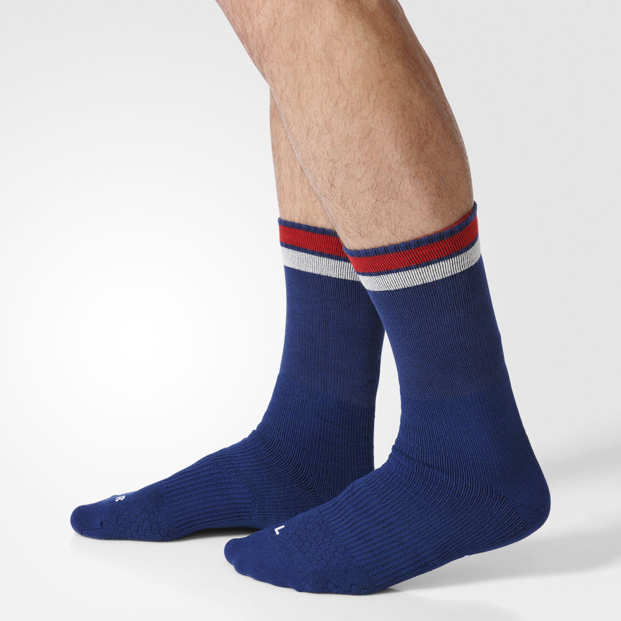 Adidas New York ID Crew Socks (1 Pair) Dark Blue
