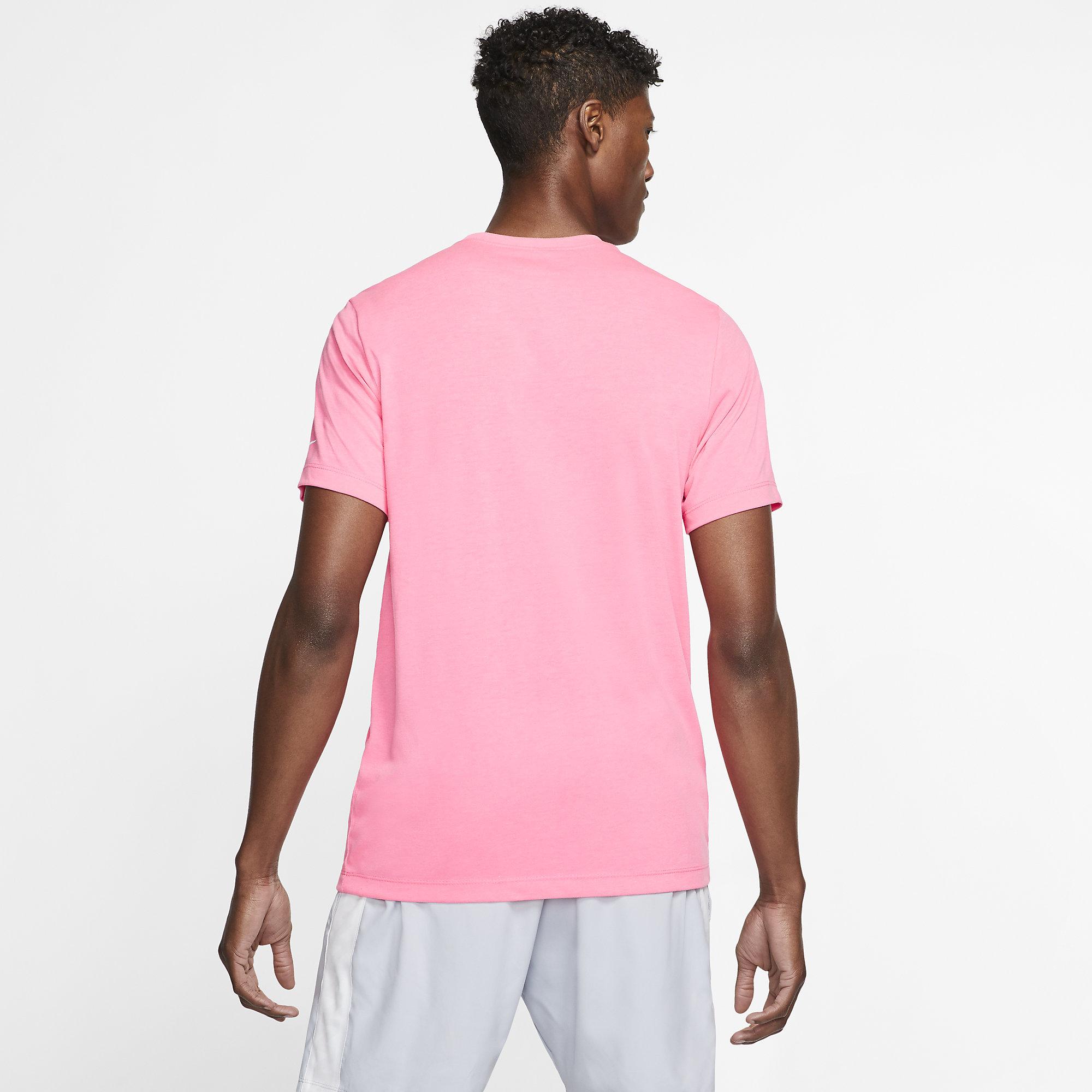 mens pink nike tee