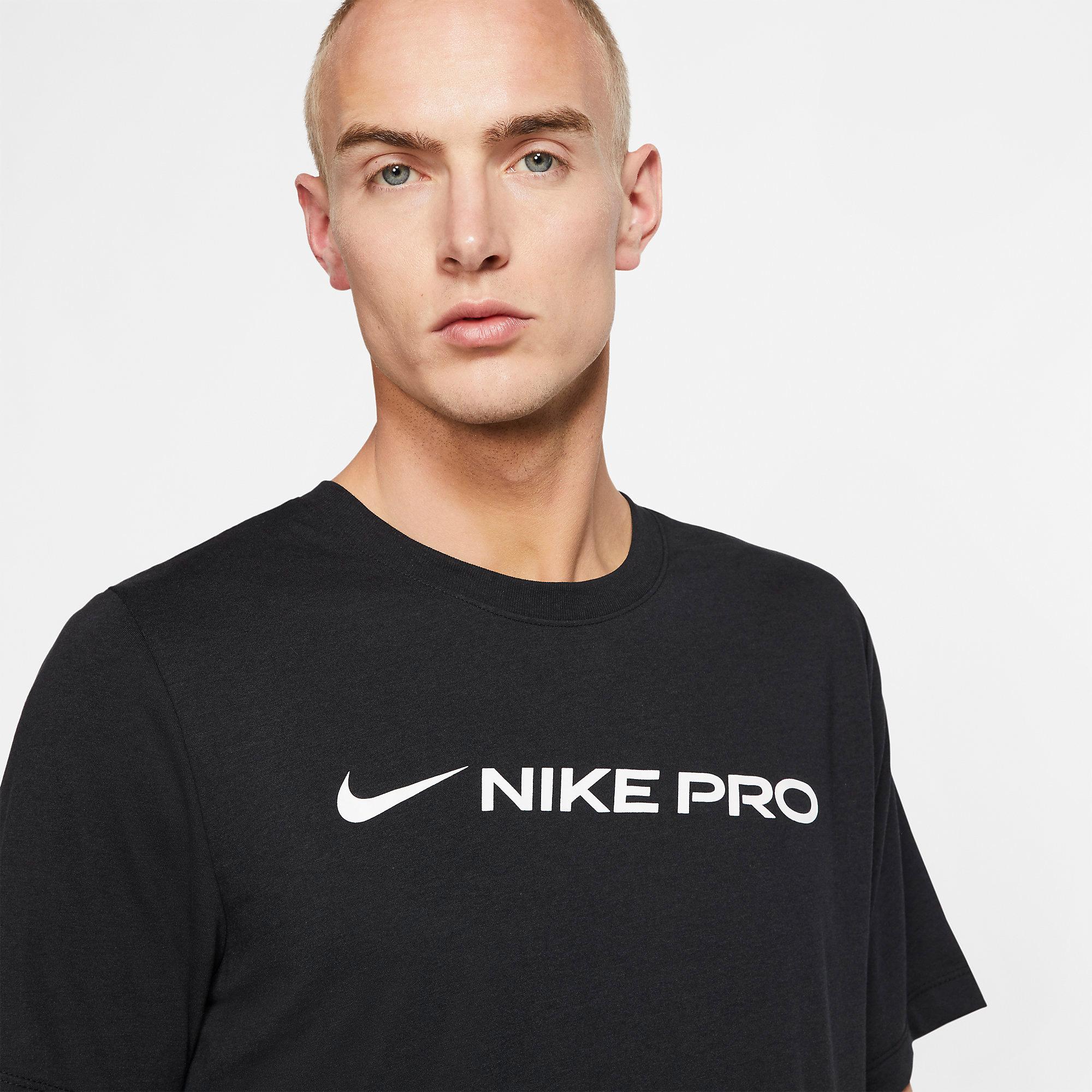 Nike Mens Pro Dri-FIT Top - Black - Tennisnuts.com