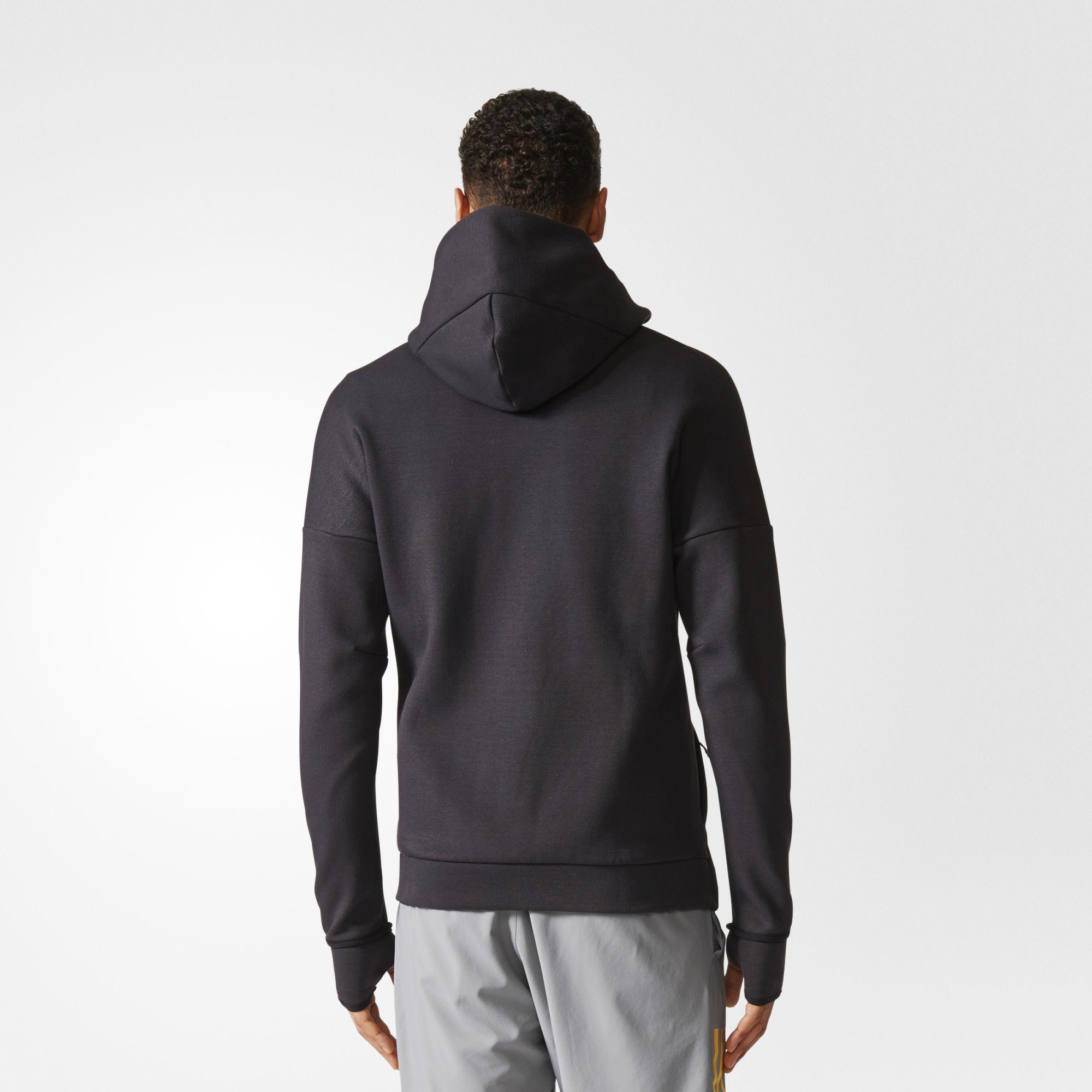 Adidas Mens Z N E Hoodie Black Tennisnuts Com