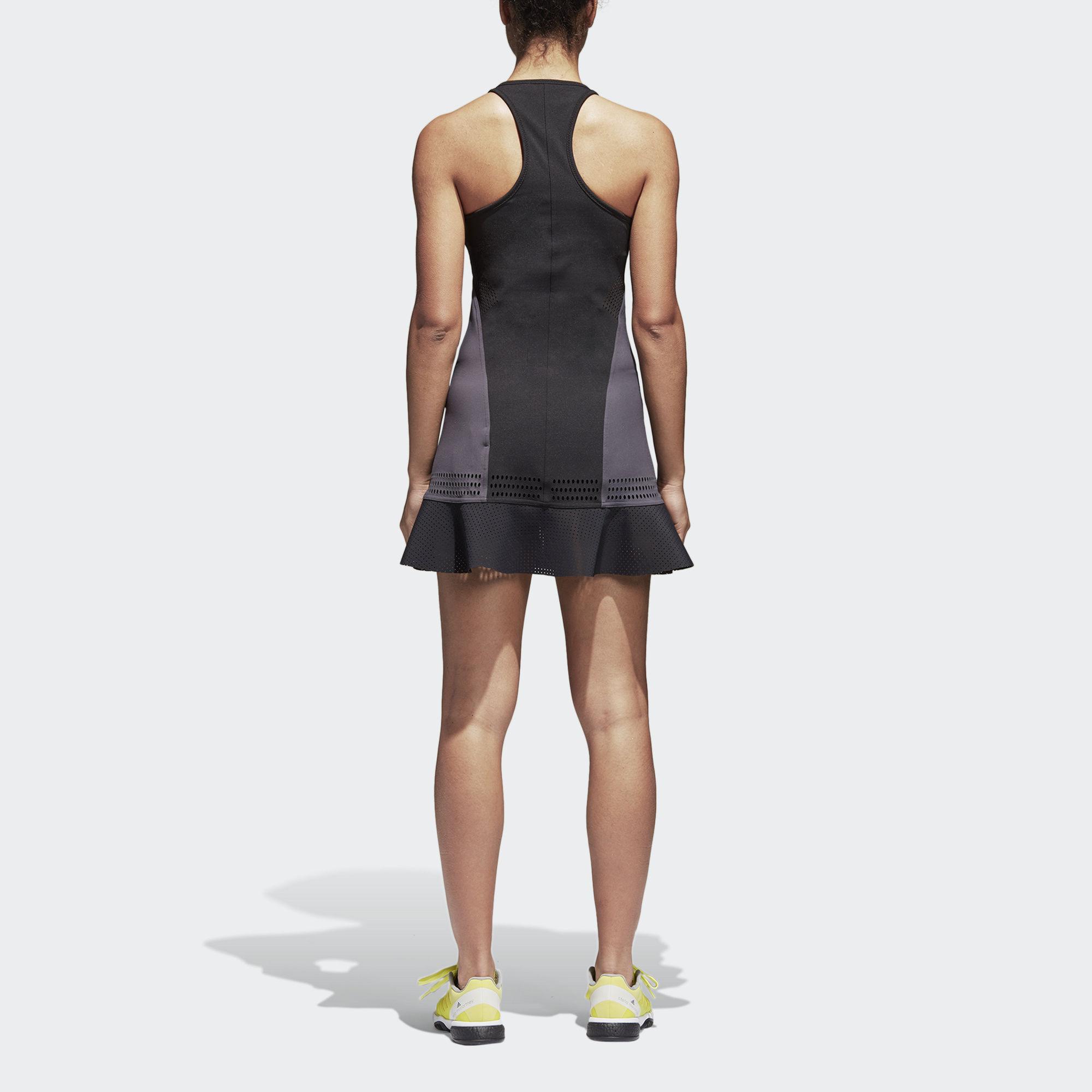 Adidas Womens Stella McCartney Barricade Dress - Black - Tennisnuts.com