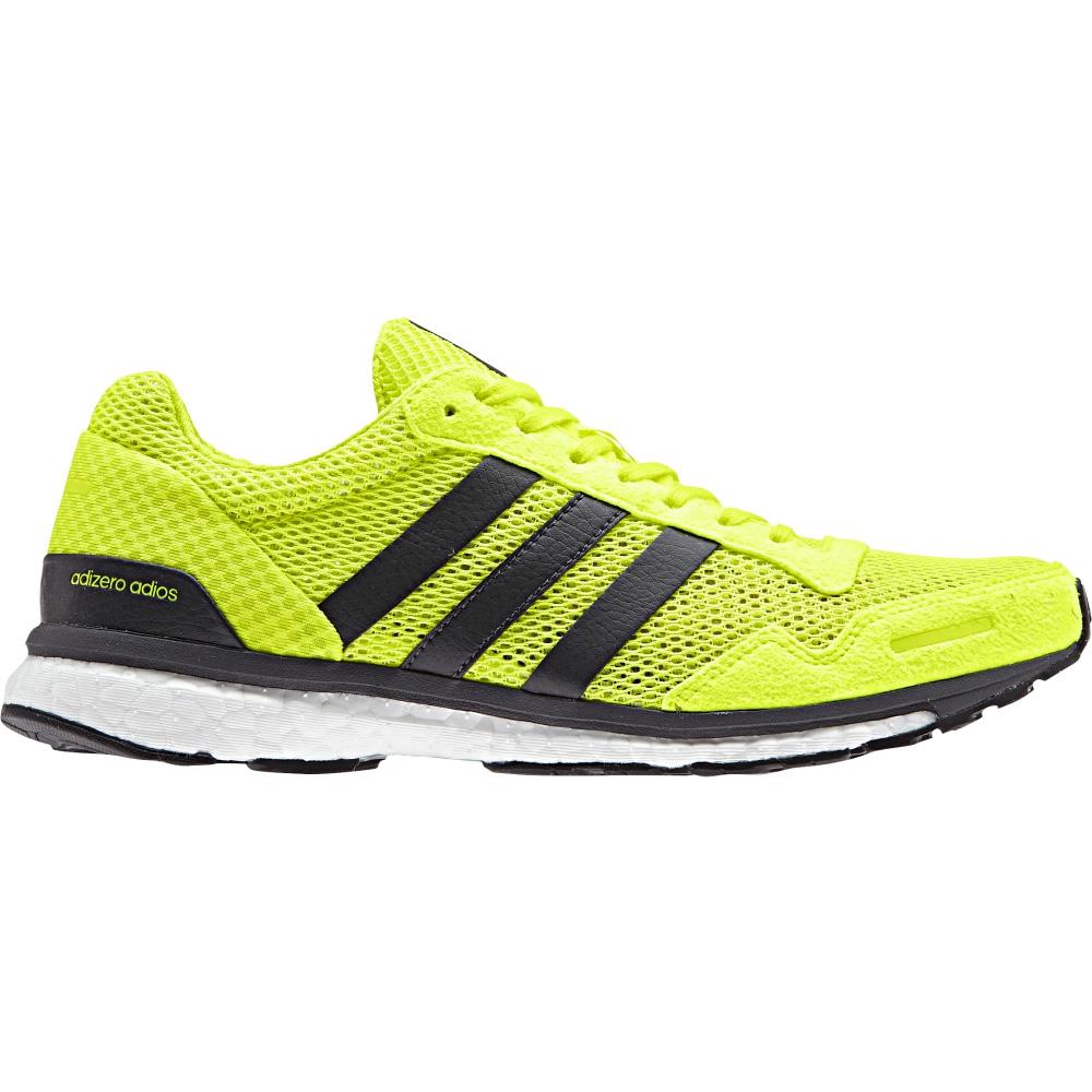 Adidas Womens Adizero Adios 3.0 Running Shoes - Solar Yellow ...