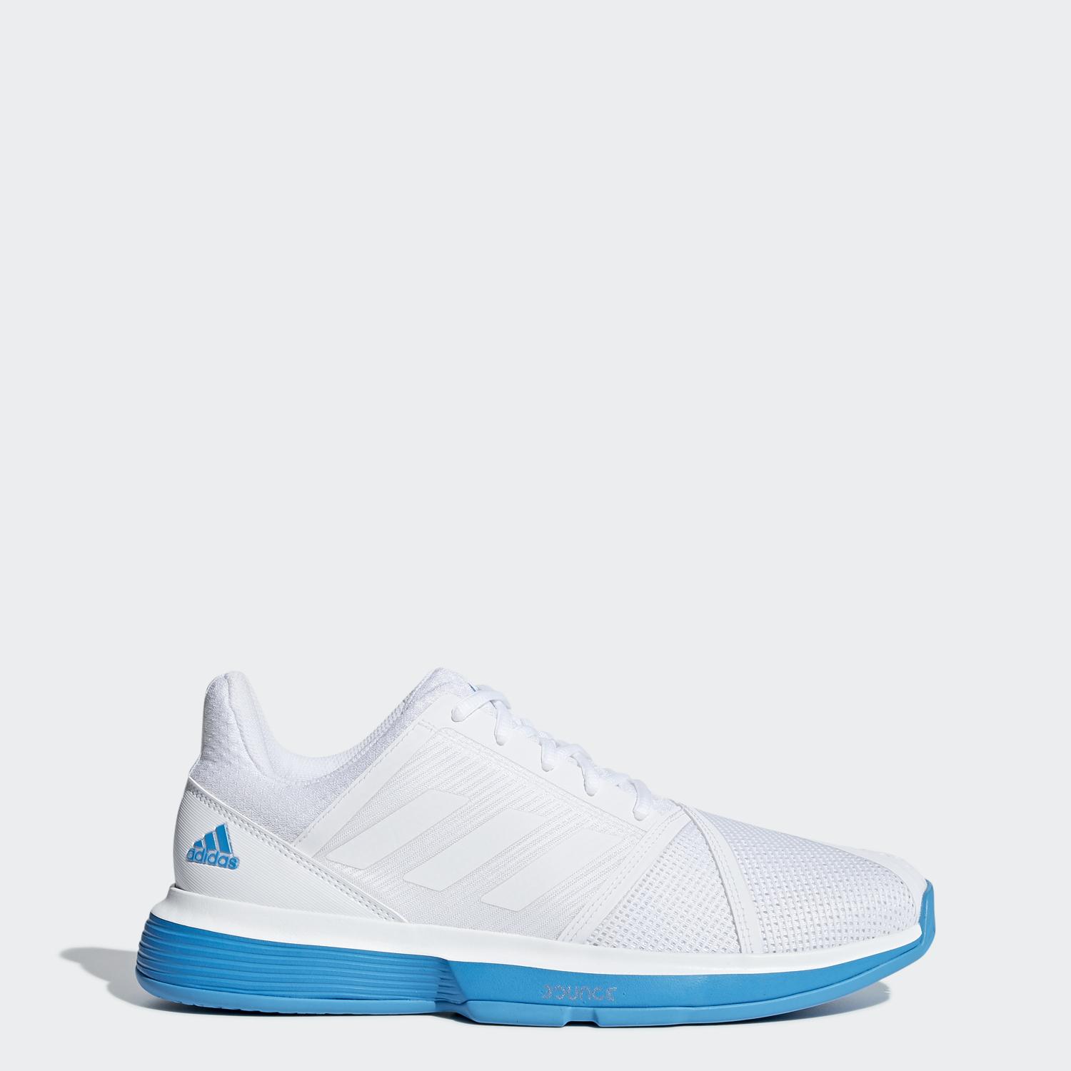 adidas white tennis shoes mens