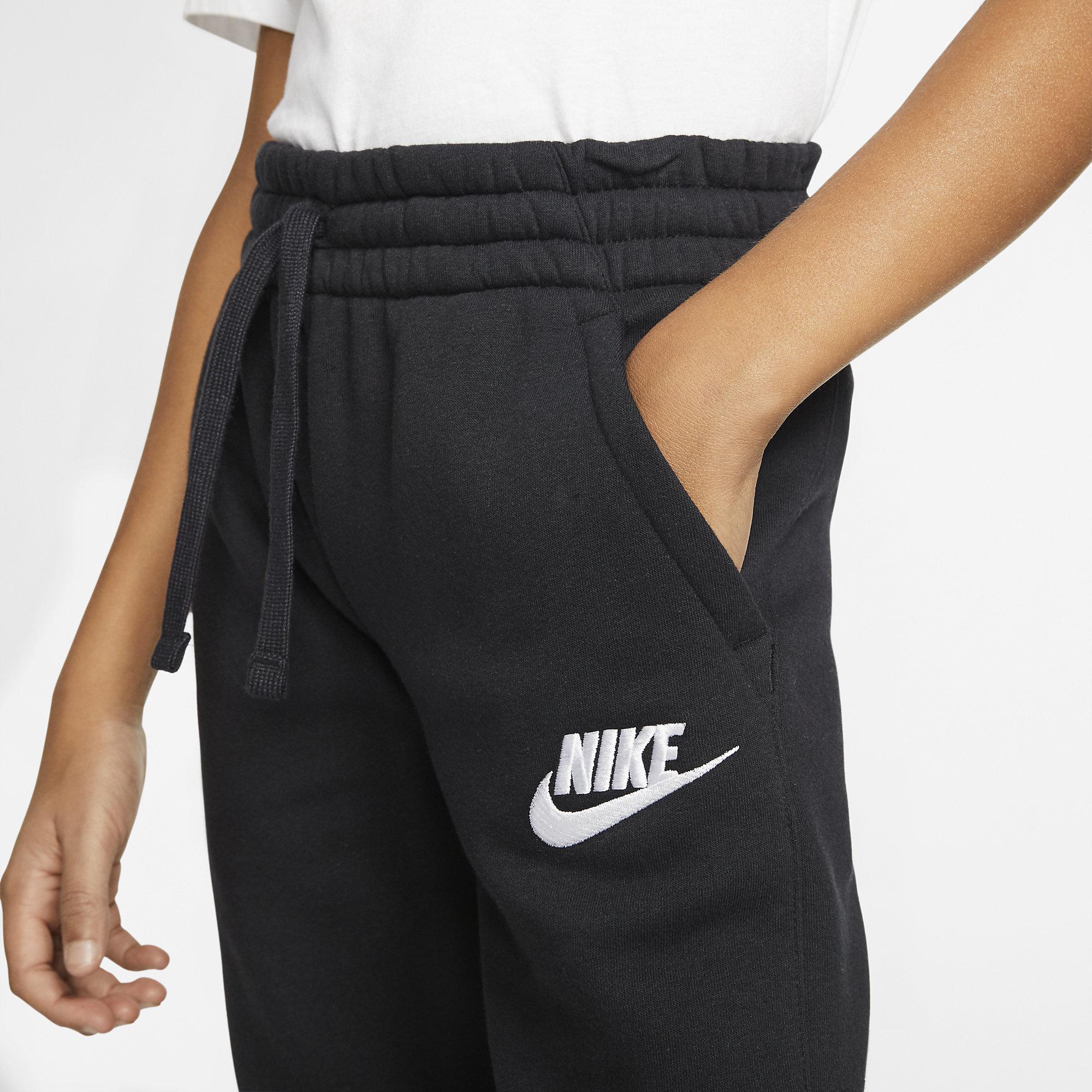 black nike fleece pants