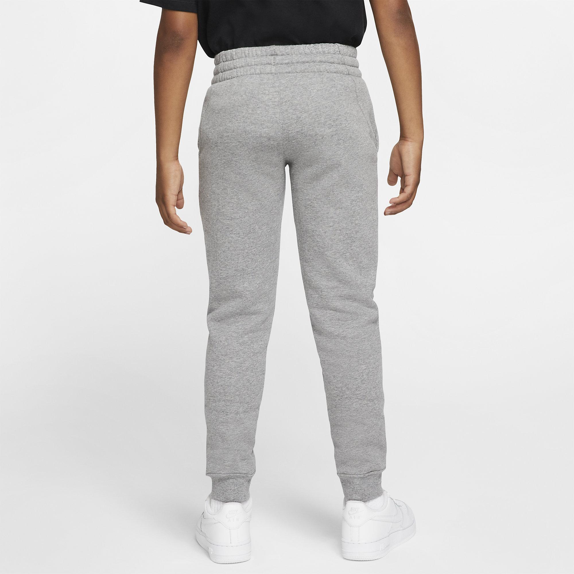 Nike Kids Sportswear Club Fleece Pants - Carbon Heather/Cool Grey ...