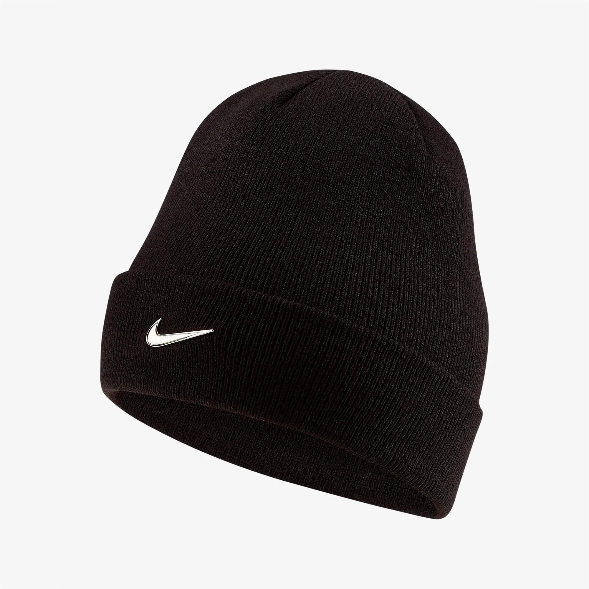 Nike Kids Beanie - Black/Metallic Silver - Tennisnuts.com