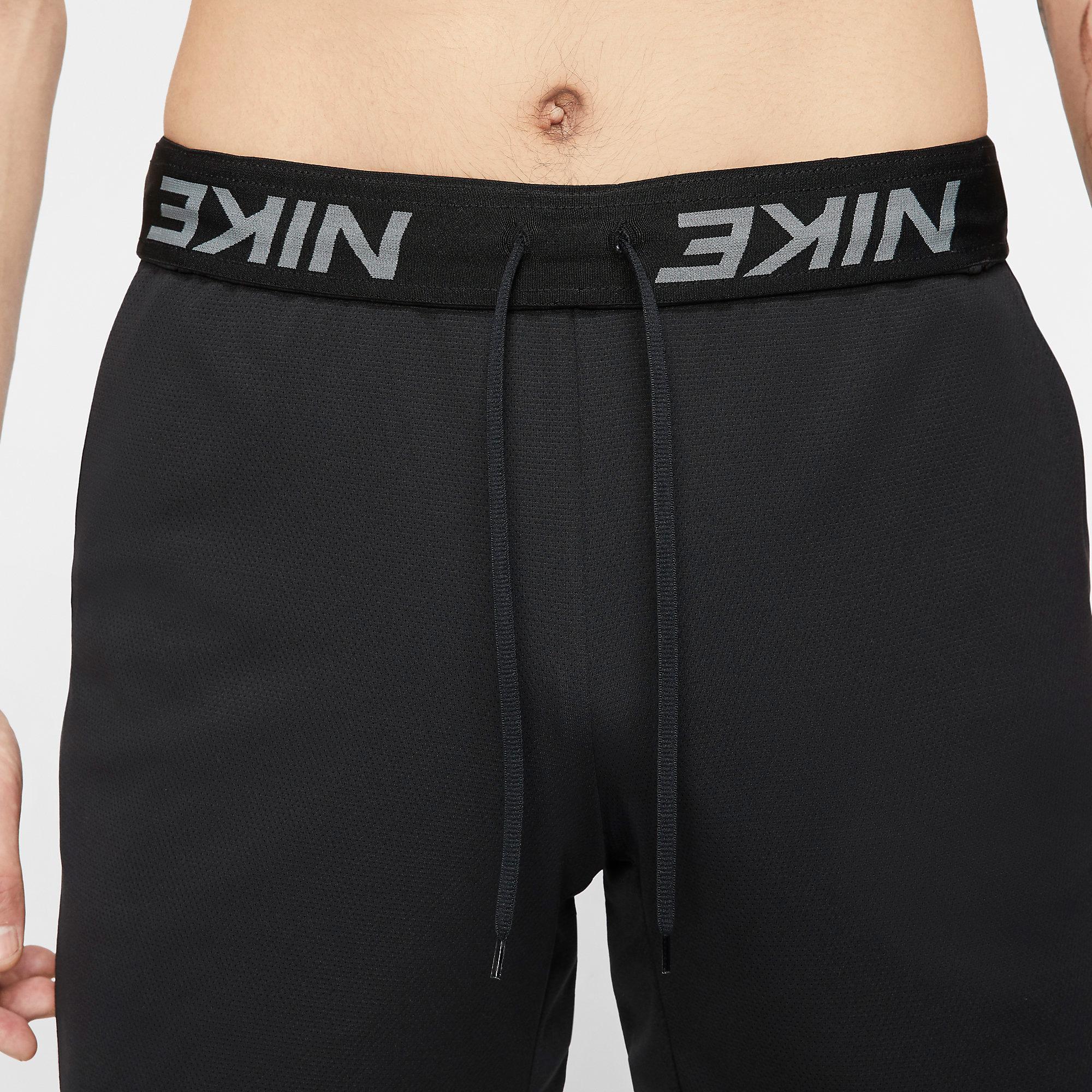 Nike Mens Dri-FIT 7 Inch Training Shorts - Black/Iron Grey - Tennisnuts.com