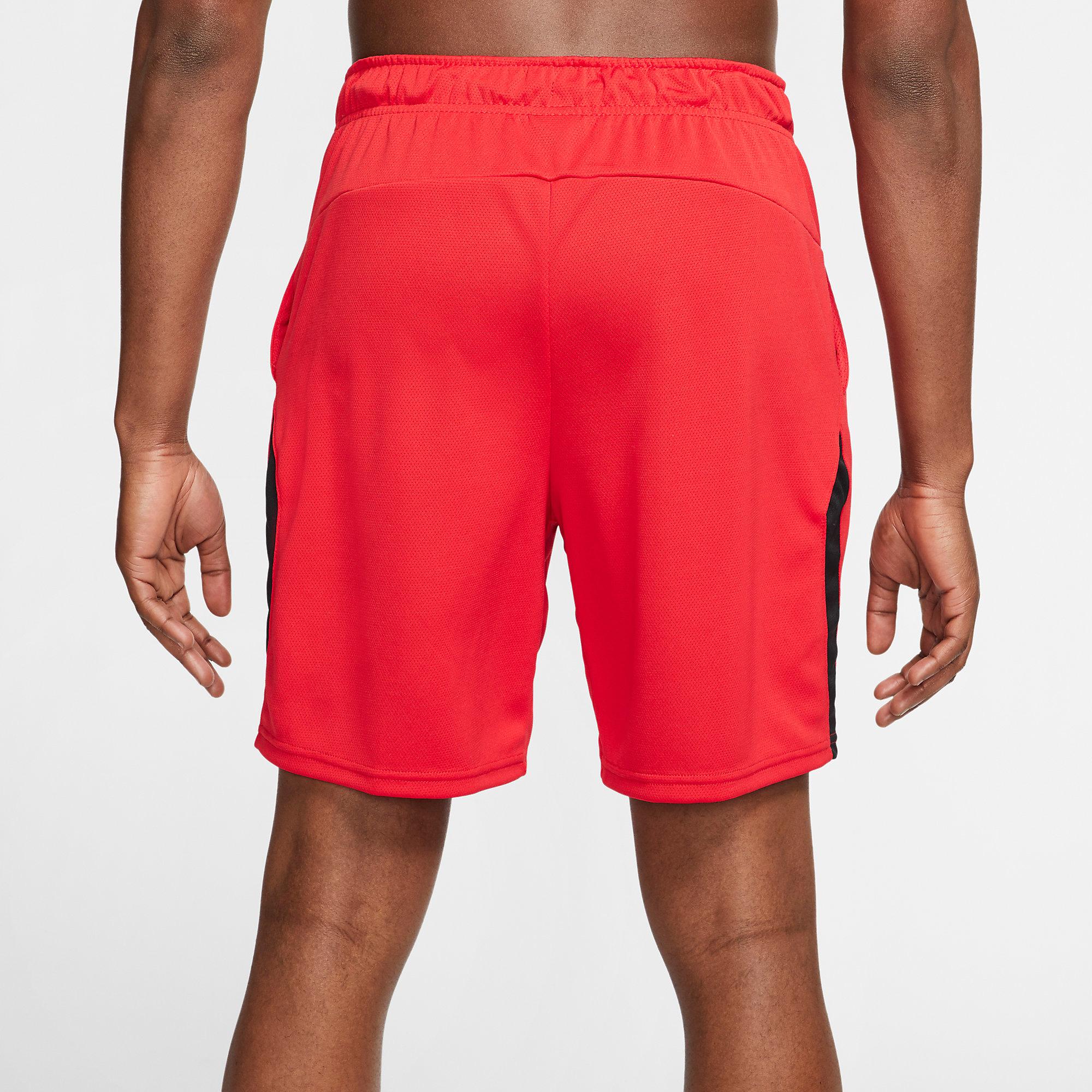 Nike Mens Dri-FIT 7 Inch Training Shorts - Gym Red/Black - Tennisnuts.com