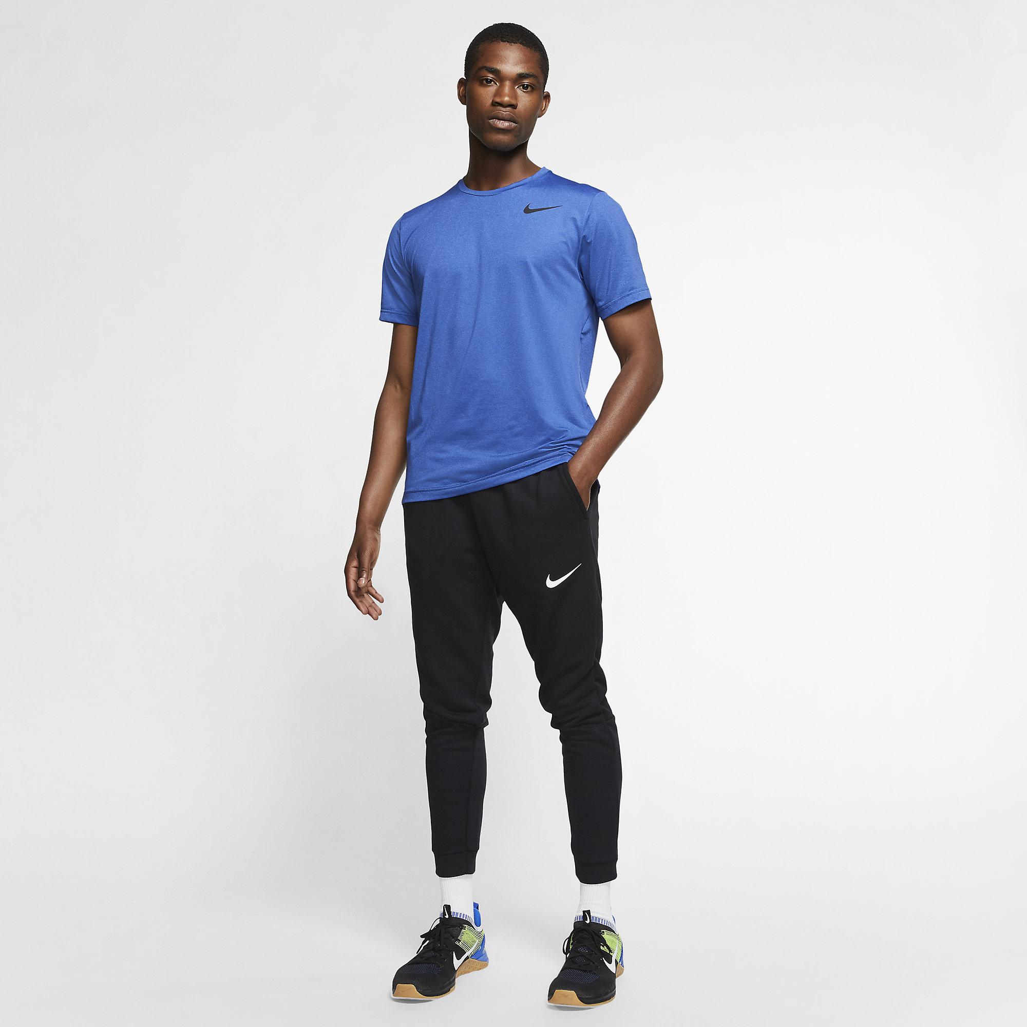 Nike Mens Dri-FIT Training Pant - Black/White - Tennisnuts.com