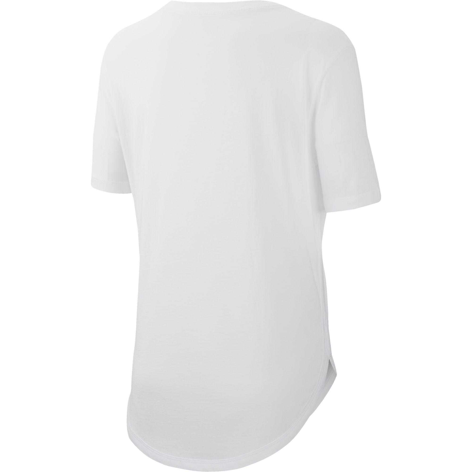 Nike Womens Graphic Tennis T-Shirt - White - Tennisnuts.com