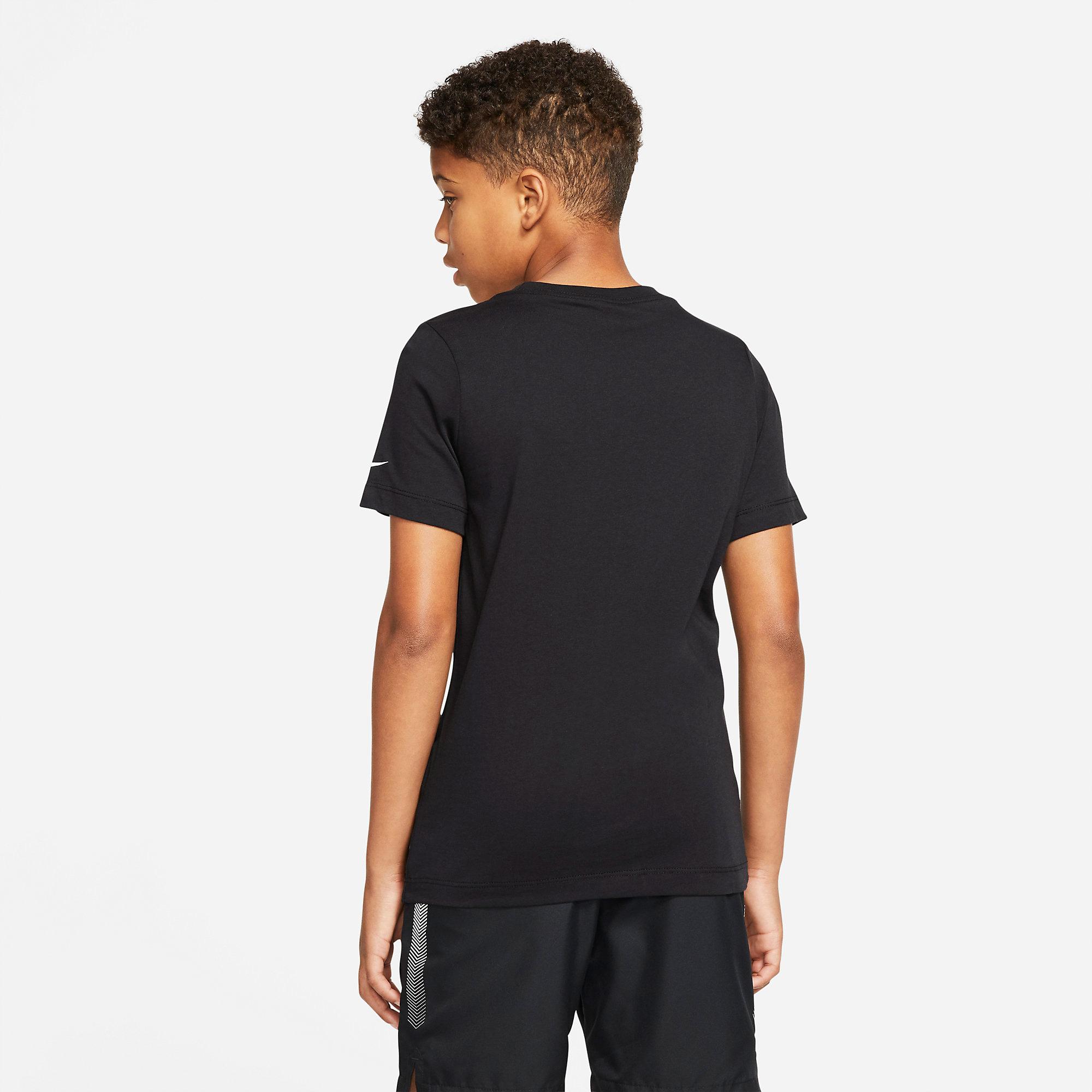 Nike Boys Rafa Graphic T-Shirt - Black - Tennisnuts.com