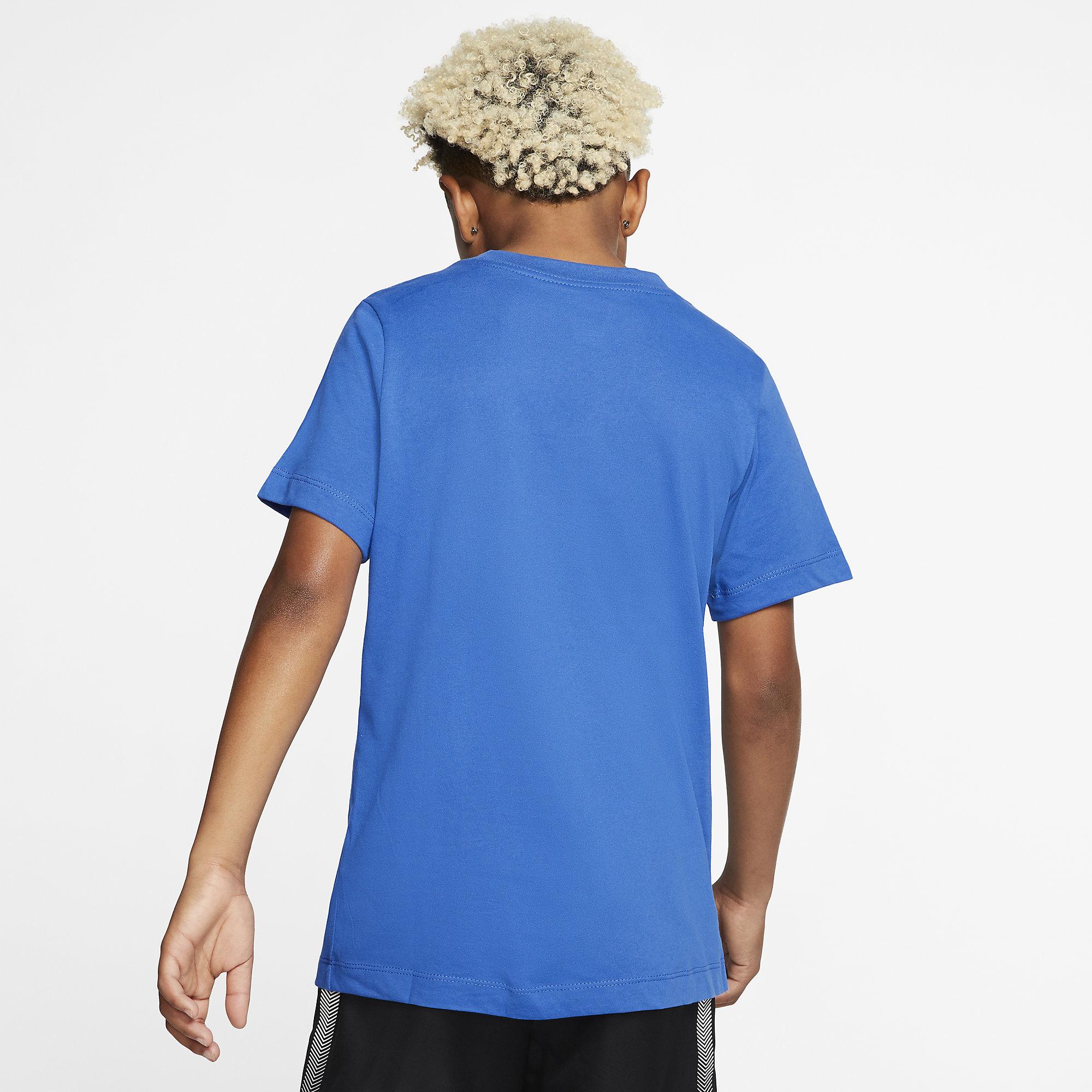 Nike Boys Graphic Tennis TShirt Game Royal/White