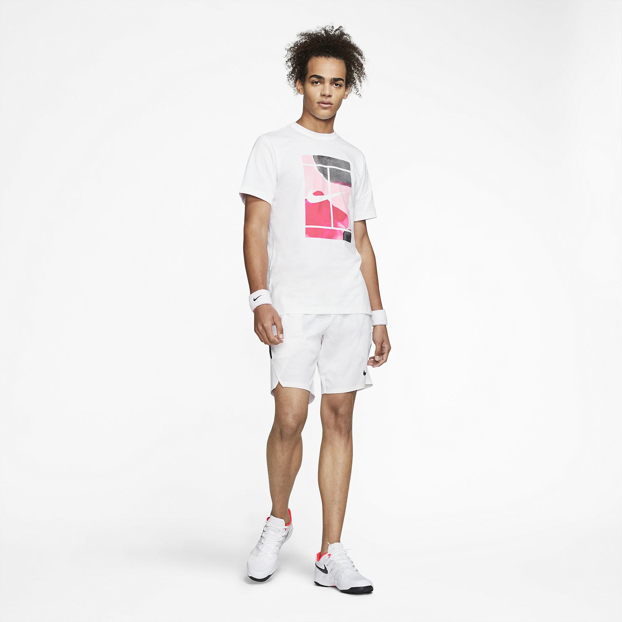 mens white tennis shirts