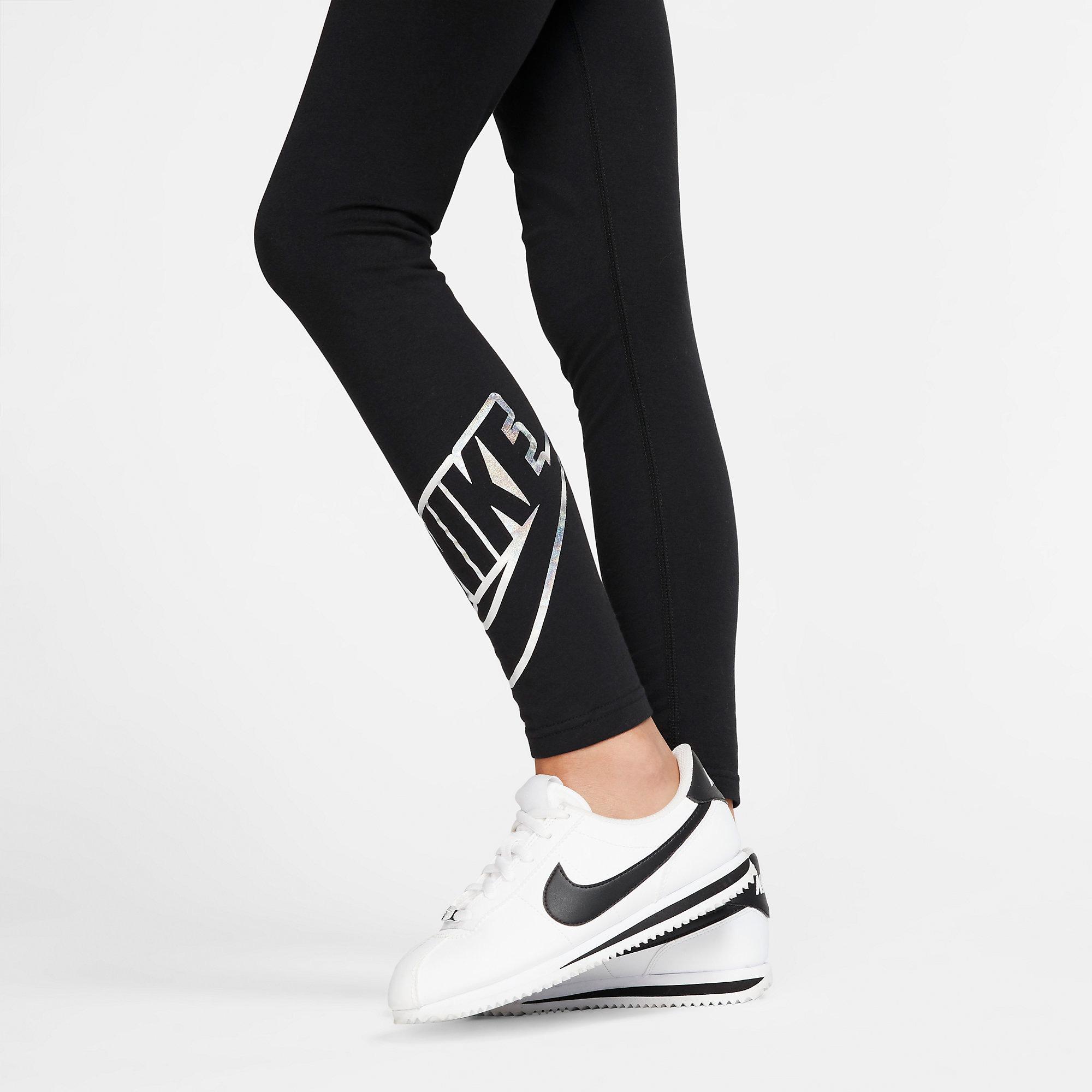 Nike Girls Sportwear Leggings - Black - Tennisnuts.com
