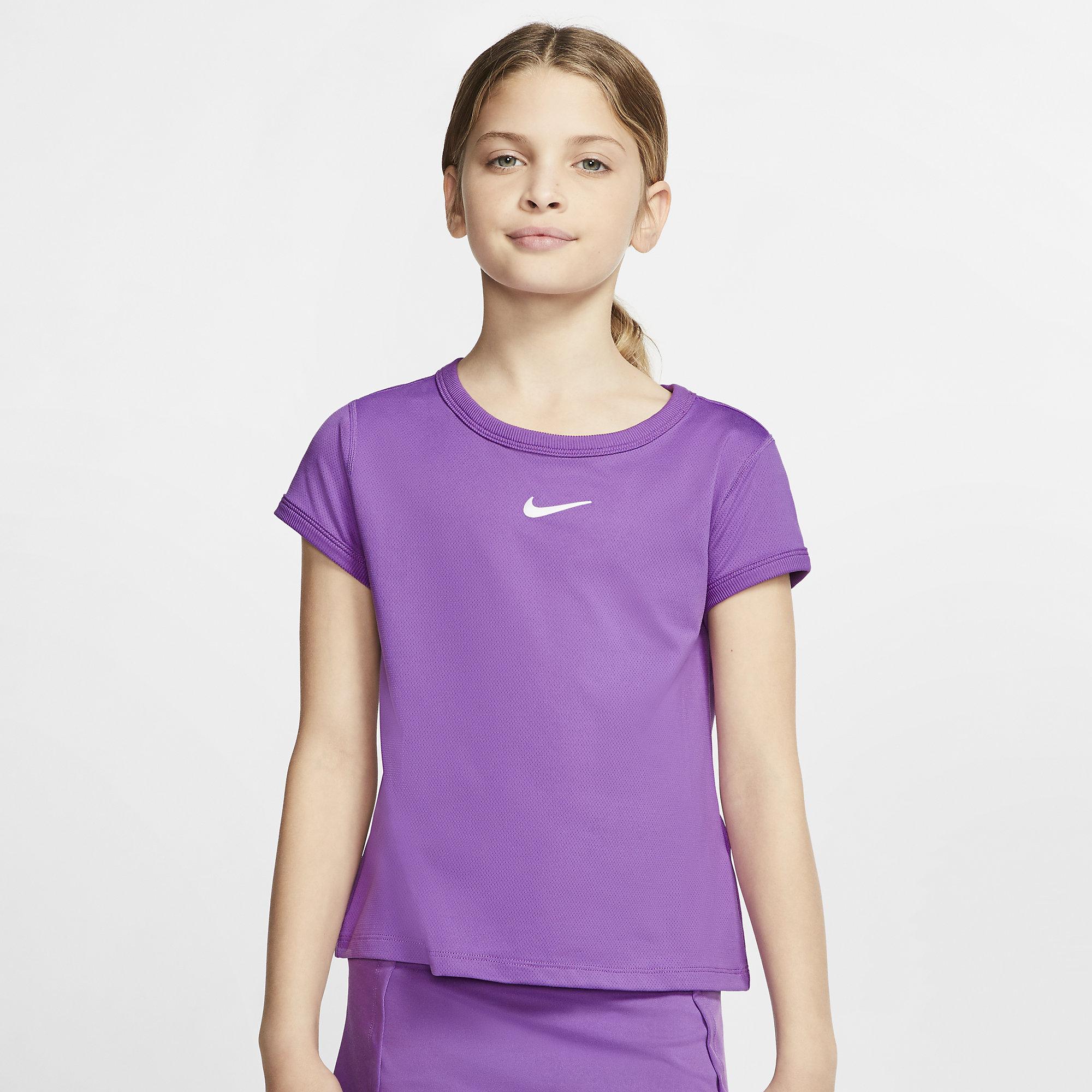 Nike Girls Dri-FIT Top - Purple Nebula - Tennisnuts.com