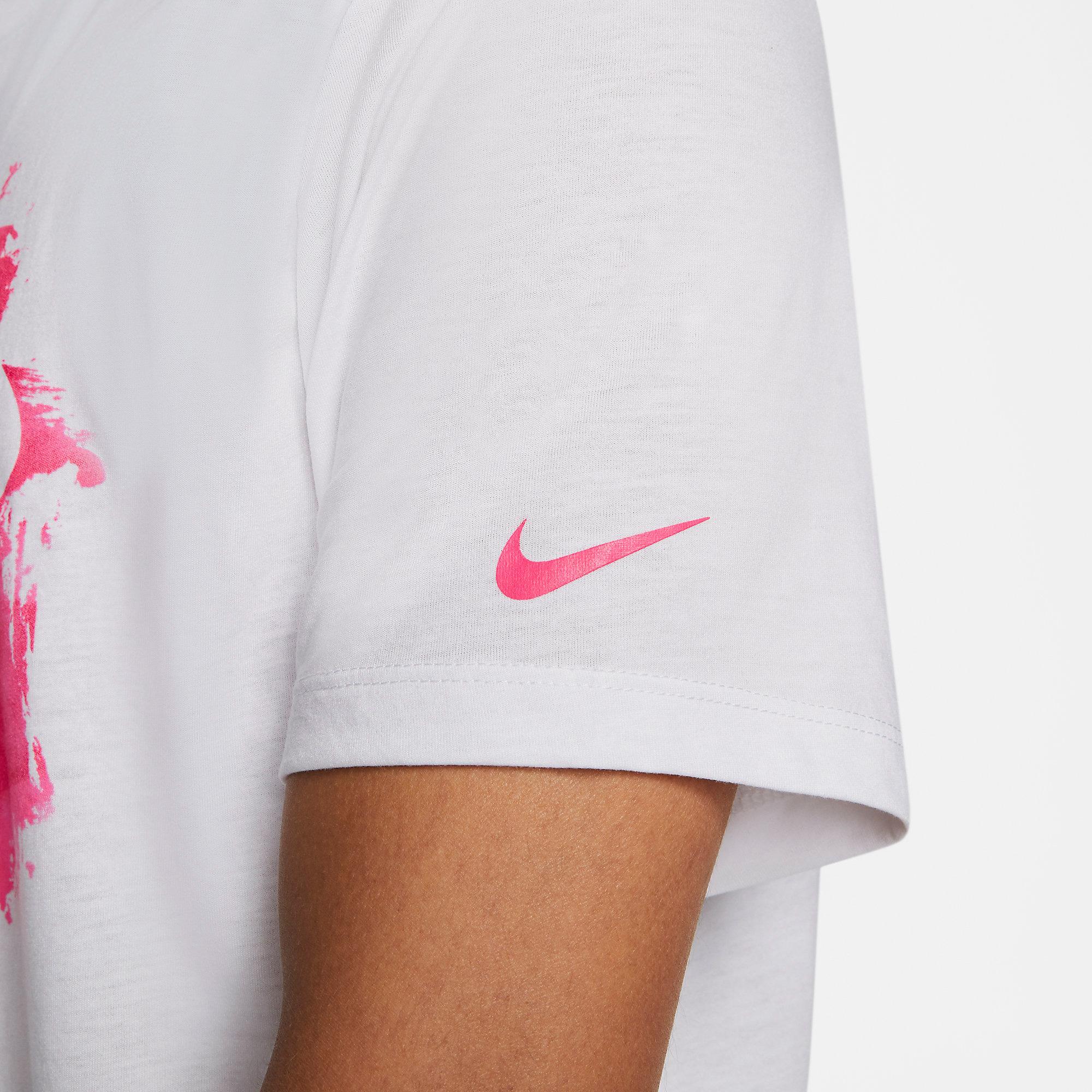 pink nike dri fit shirt mens