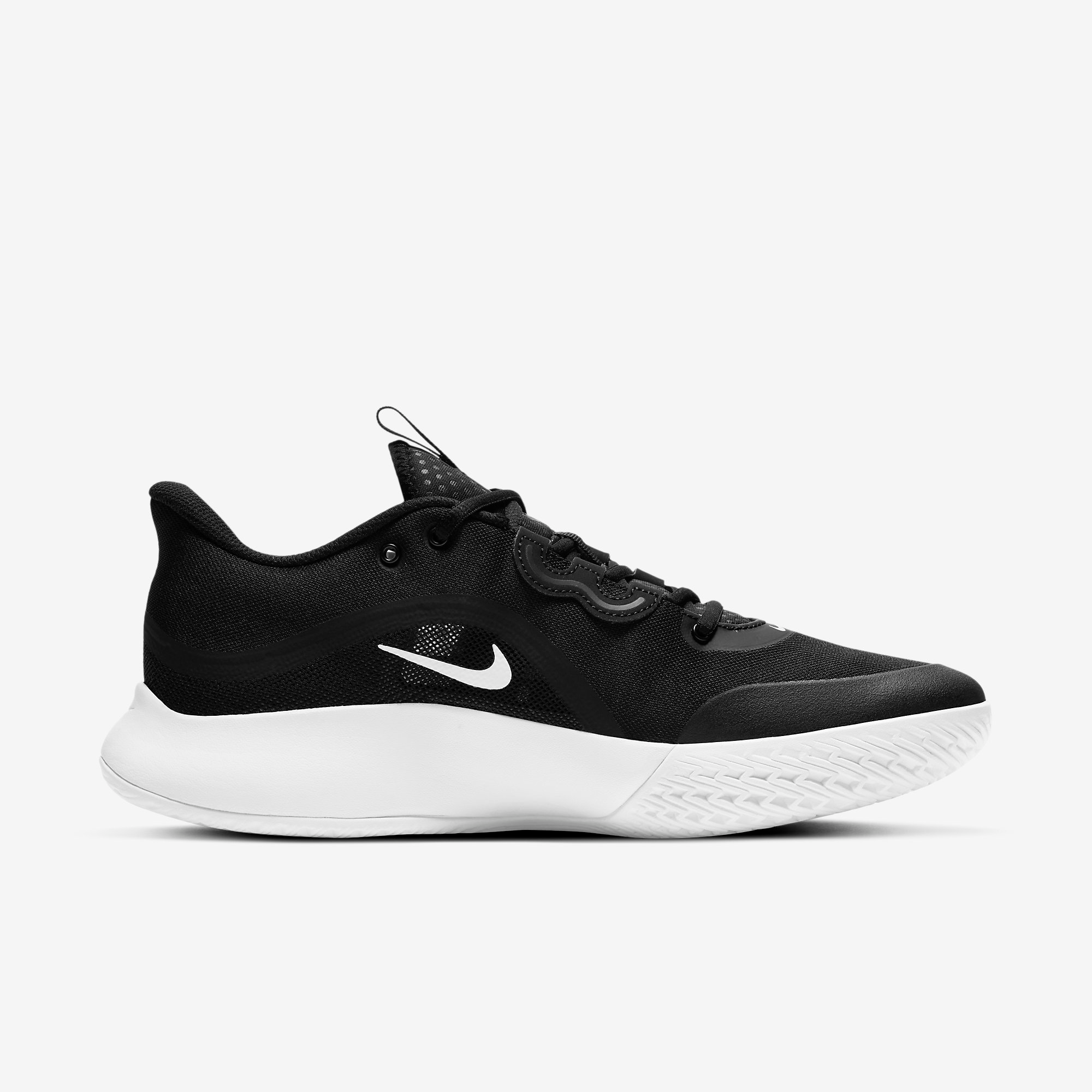 Nike Mens Air Max Volley Tennis Shoes Black/White