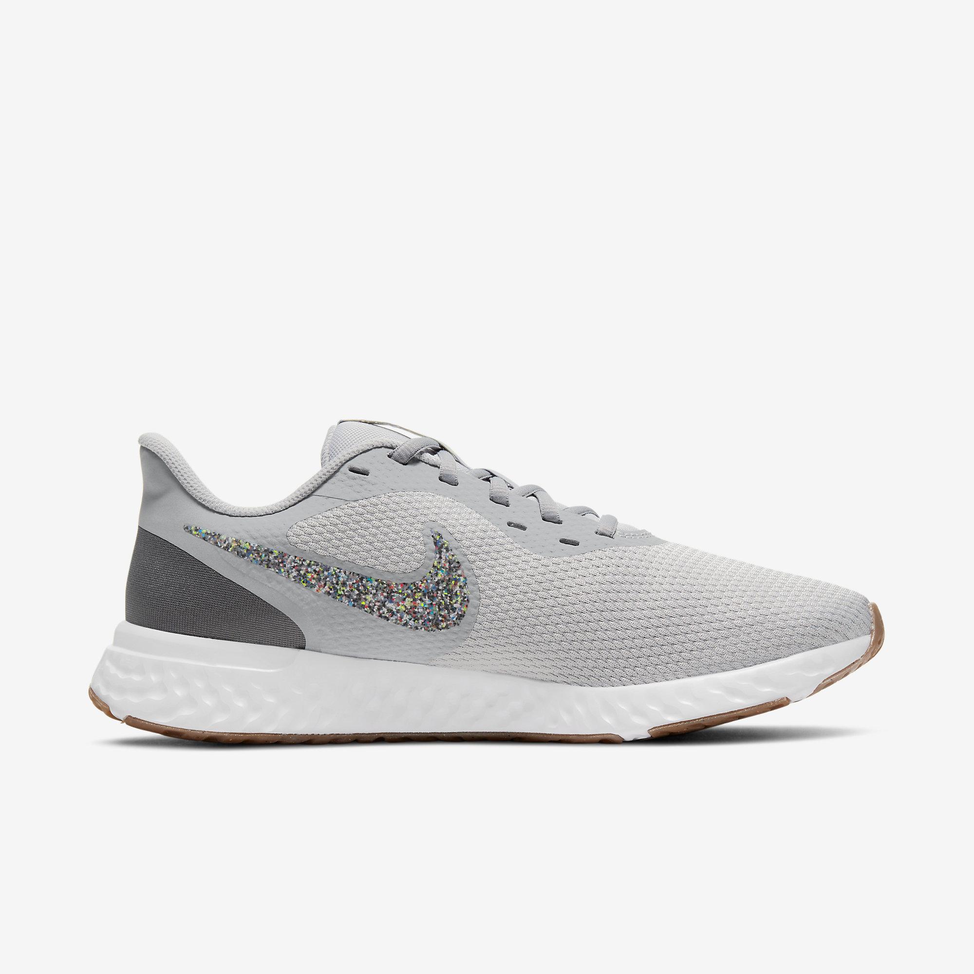 Nike Mens Revolution 5 Running Shoes - Grey - Tennisnuts.com